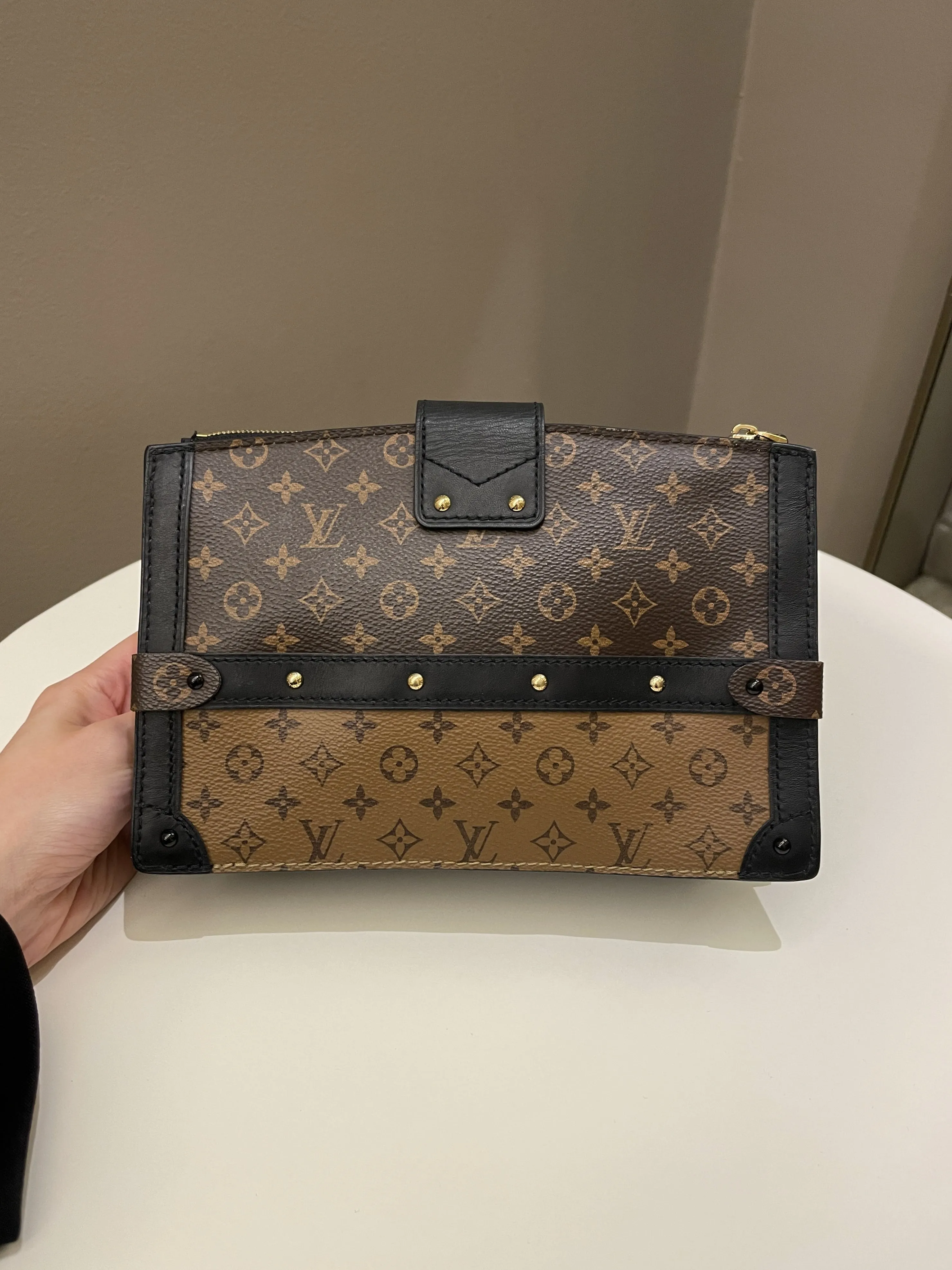 Louis Vuitton Pochette Trunk Clutch Monogram