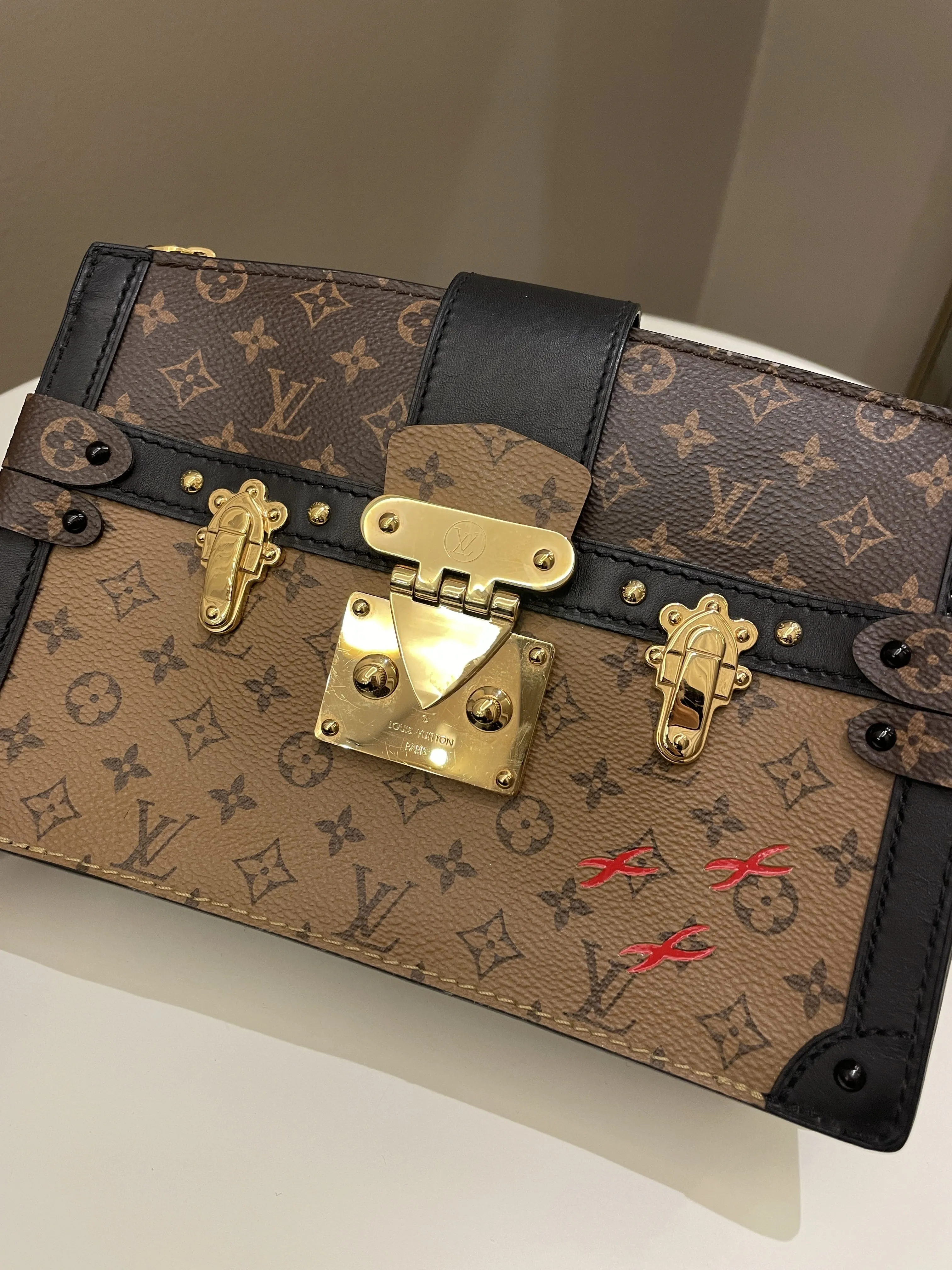 Louis Vuitton Pochette Trunk Clutch Monogram