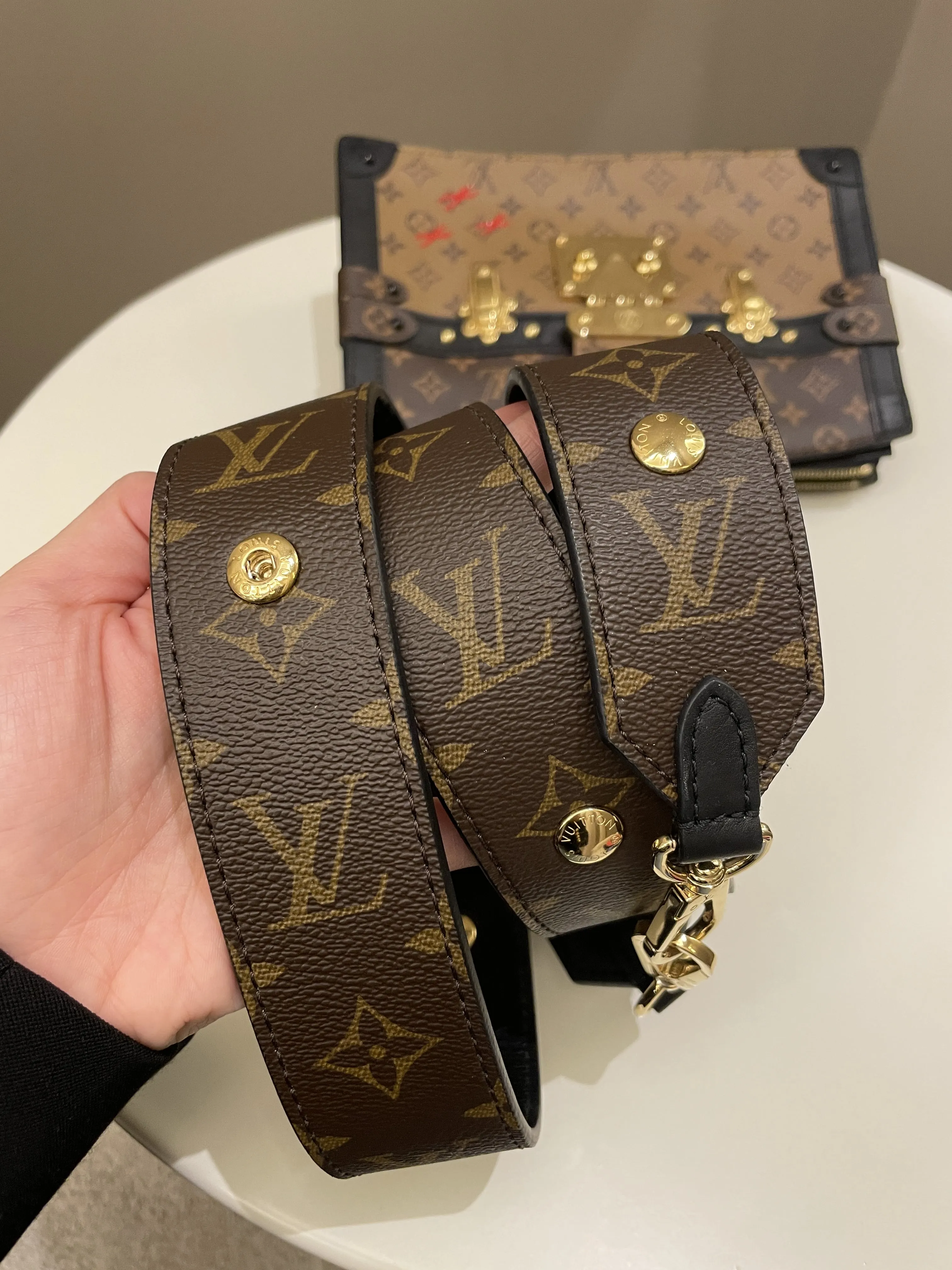 Louis Vuitton Pochette Trunk Clutch Monogram