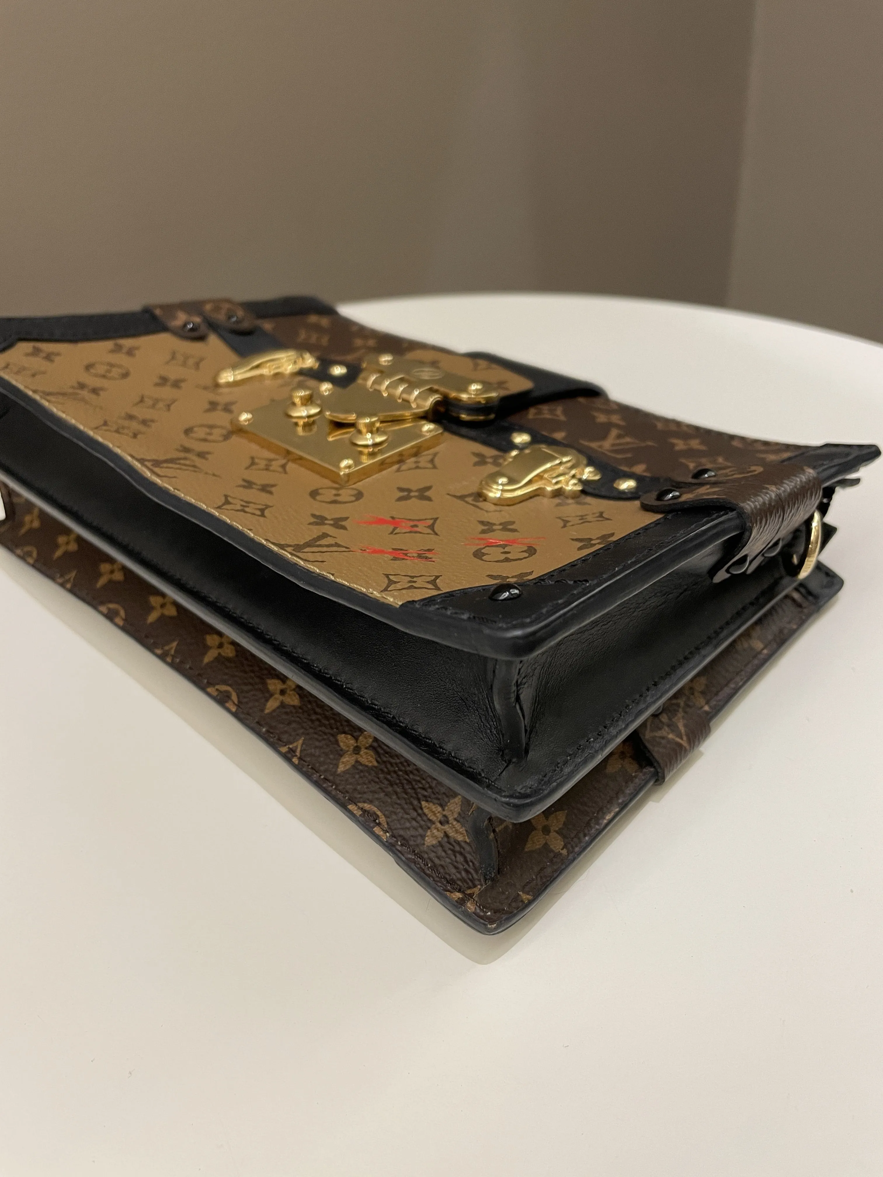 Louis Vuitton Pochette Trunk Clutch Monogram