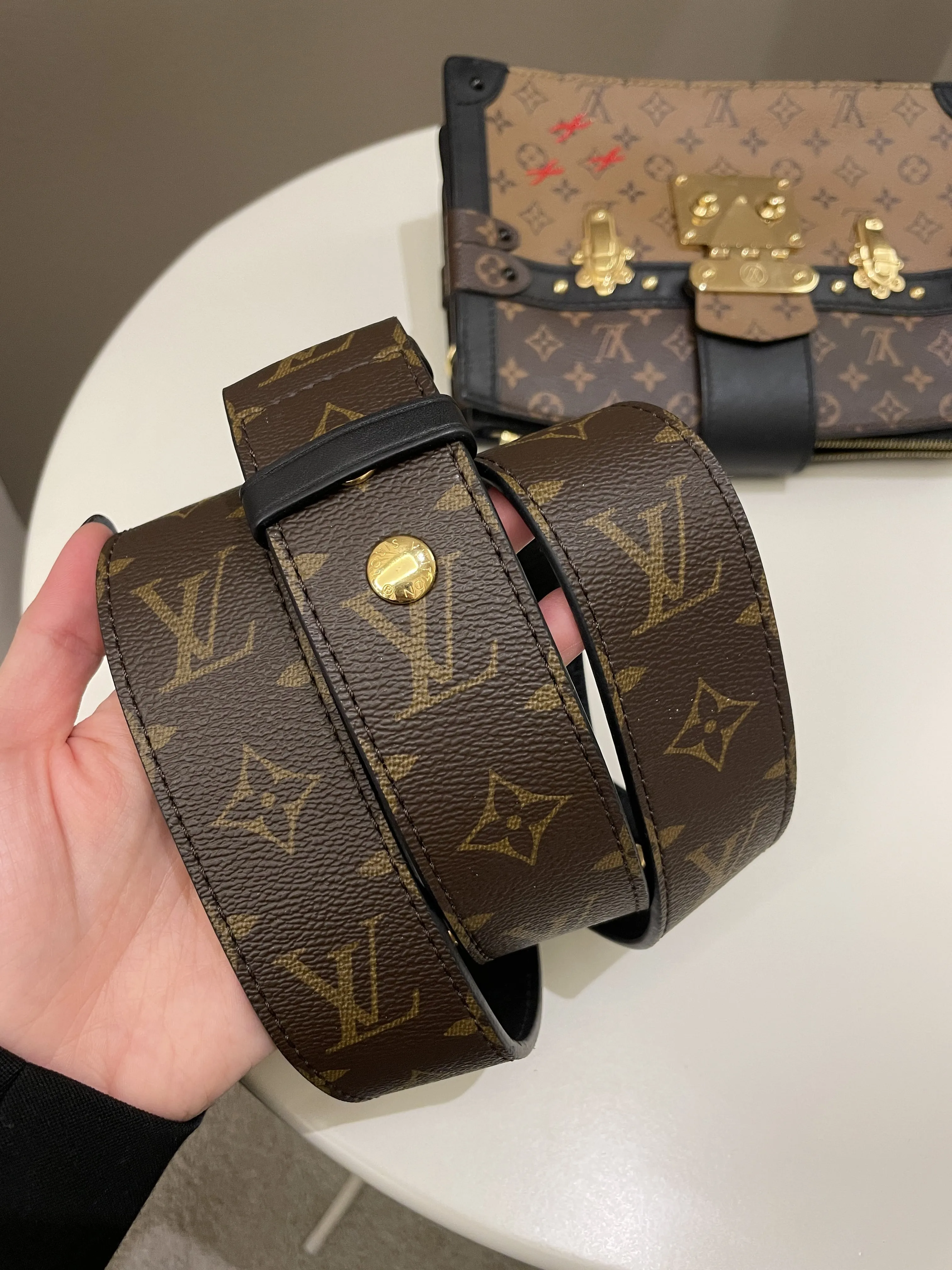 Louis Vuitton Pochette Trunk Clutch Monogram