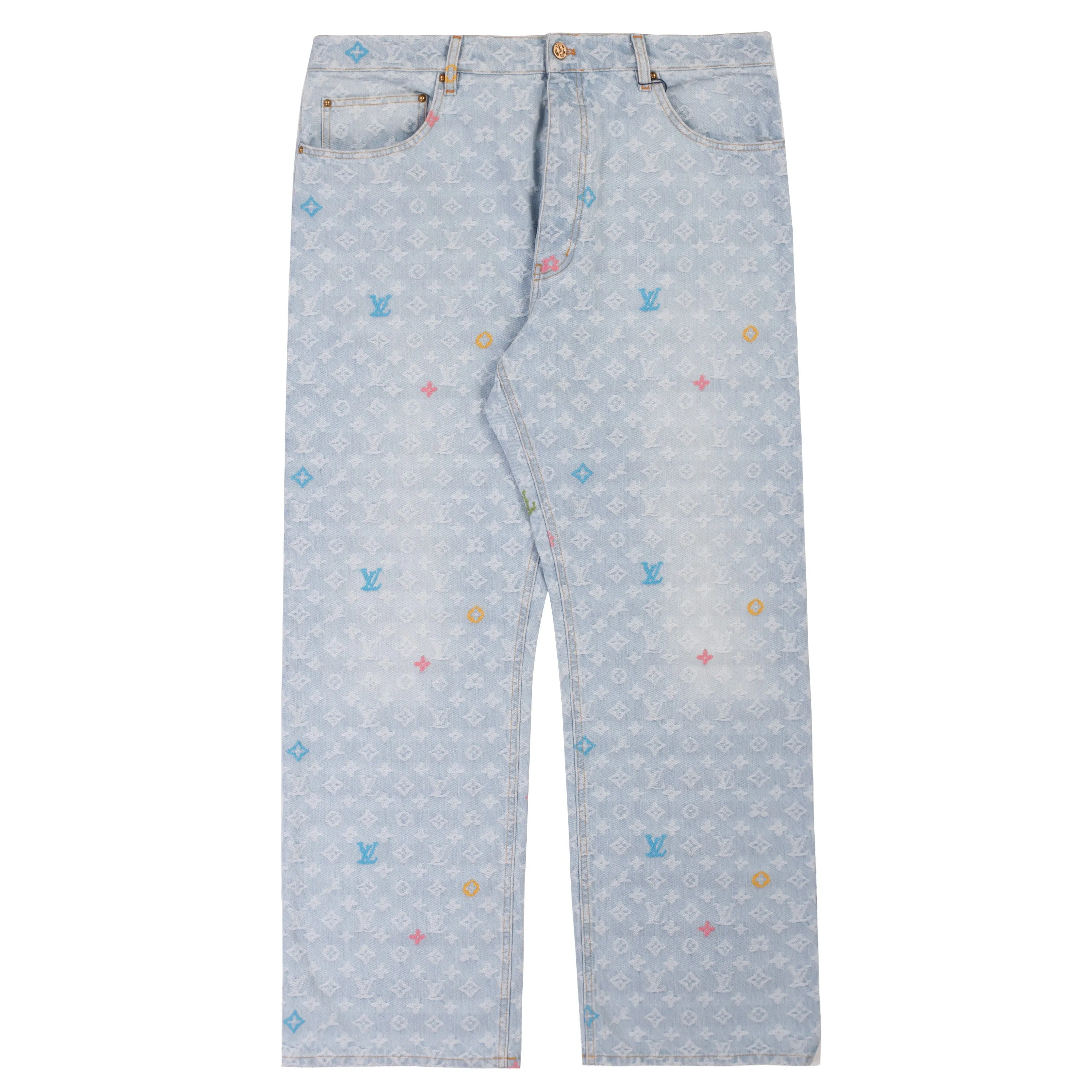 Louis Vuitton x Tyler, the Creator Monogram Denim Pants Light Indigo