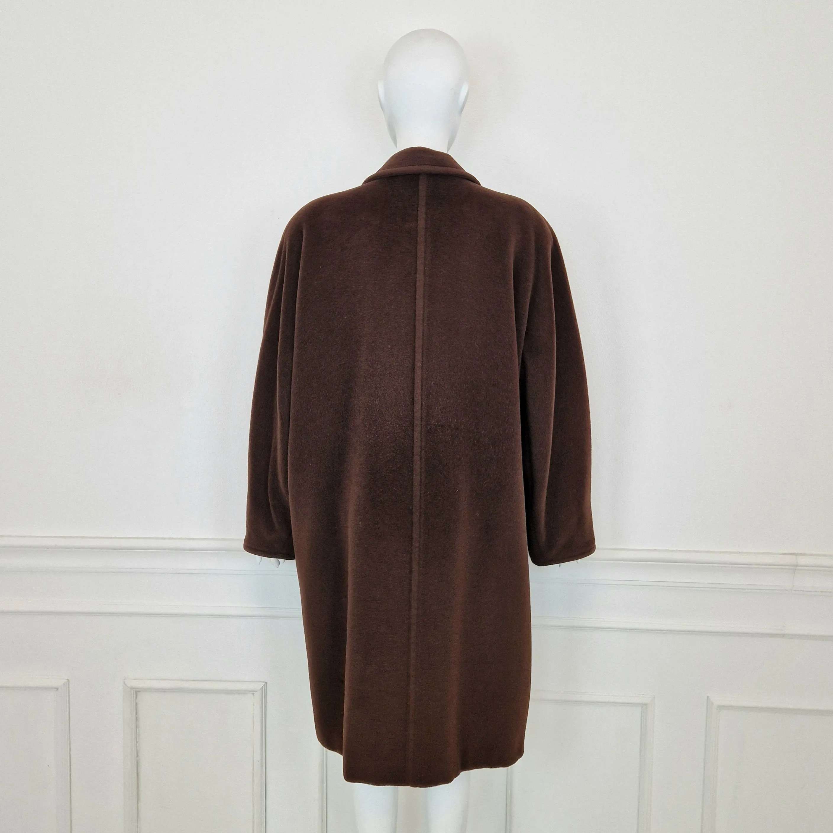 Max Mara | Cappotto vintage cioccolato