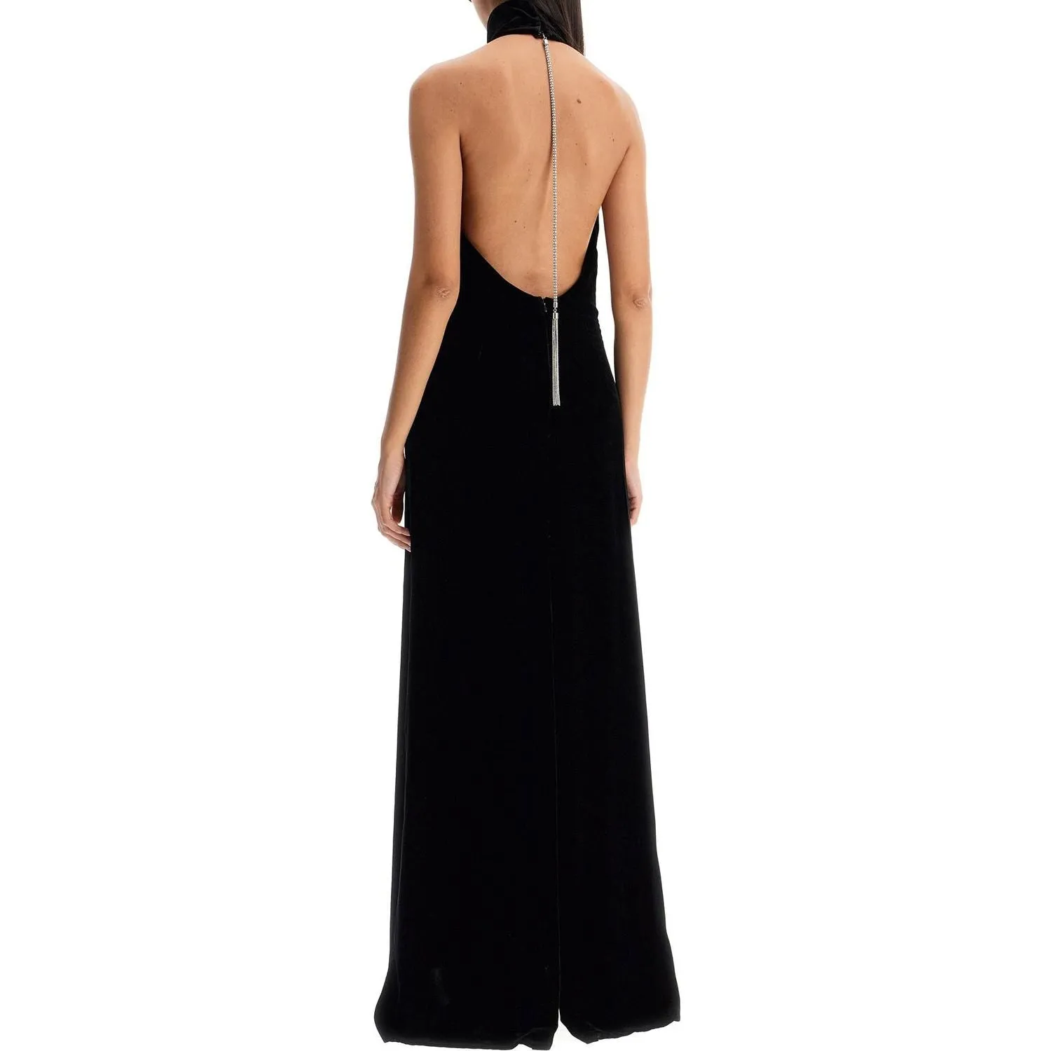 MAX MARA PIANOFORTE long velvet dress in armida style