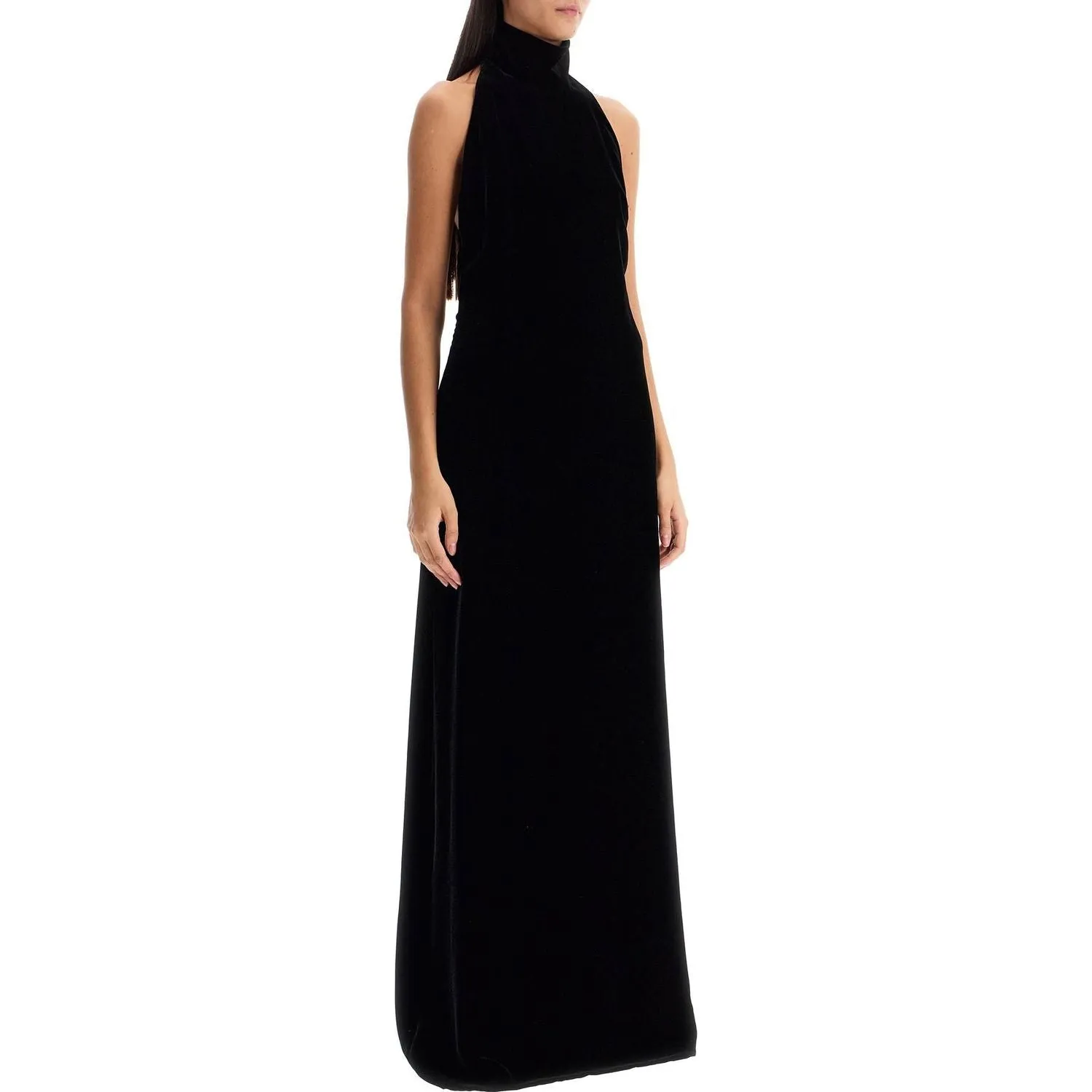 MAX MARA PIANOFORTE long velvet dress in armida style