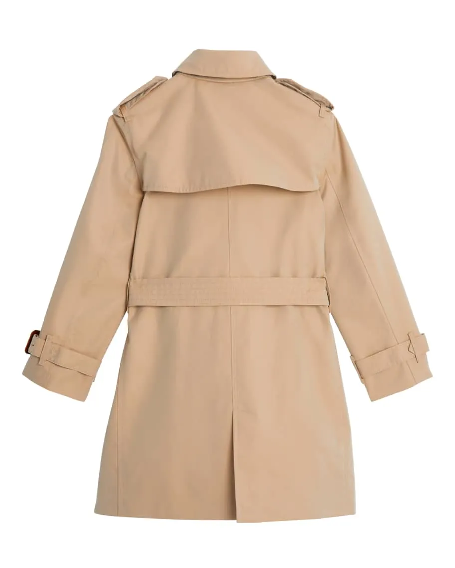 Mayfair Collared Trench Coat, sizes 3-14 Burberry