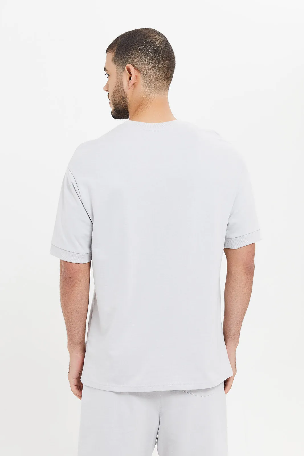 Men Grey Lounge Shirt