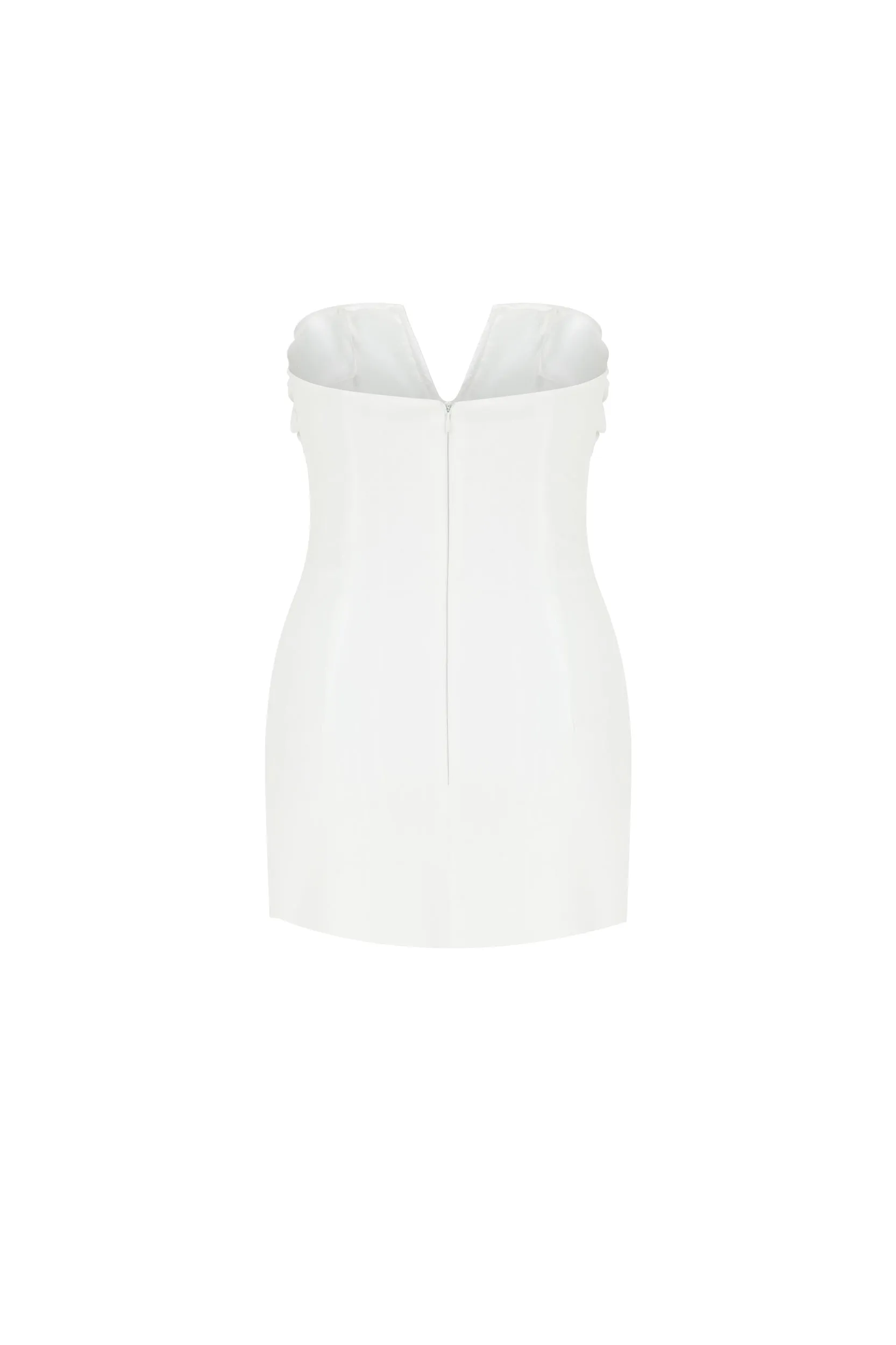 Miora Crepe Mini Dress in Vanilla Ice