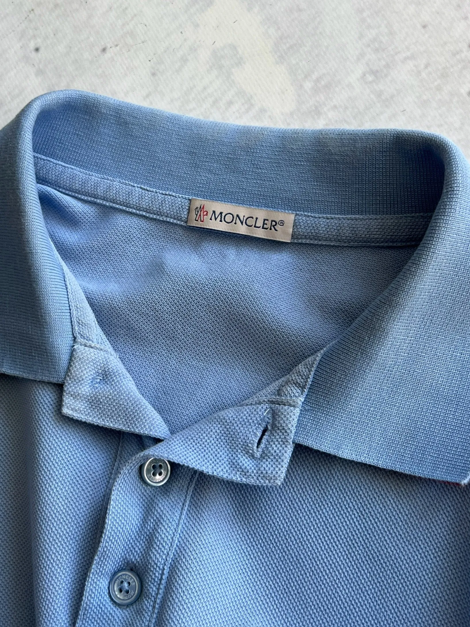 Moncler Maglia Polo Shirt (M)