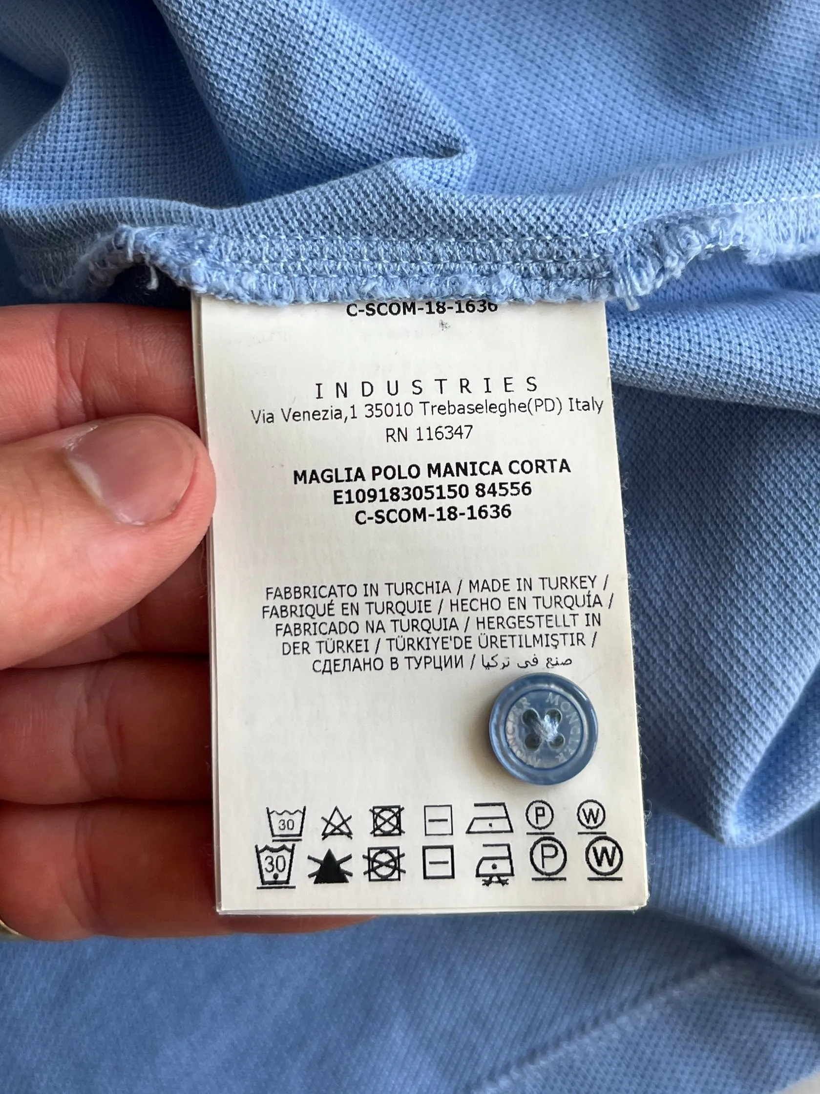 Moncler Maglia Polo Shirt (M)