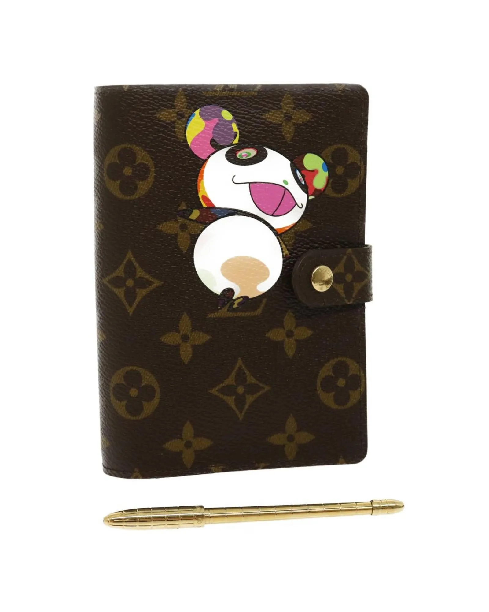 Monogram Panda Agenda PM Day Planner Cover