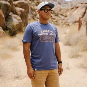 Music Hall Tee - Cobalt