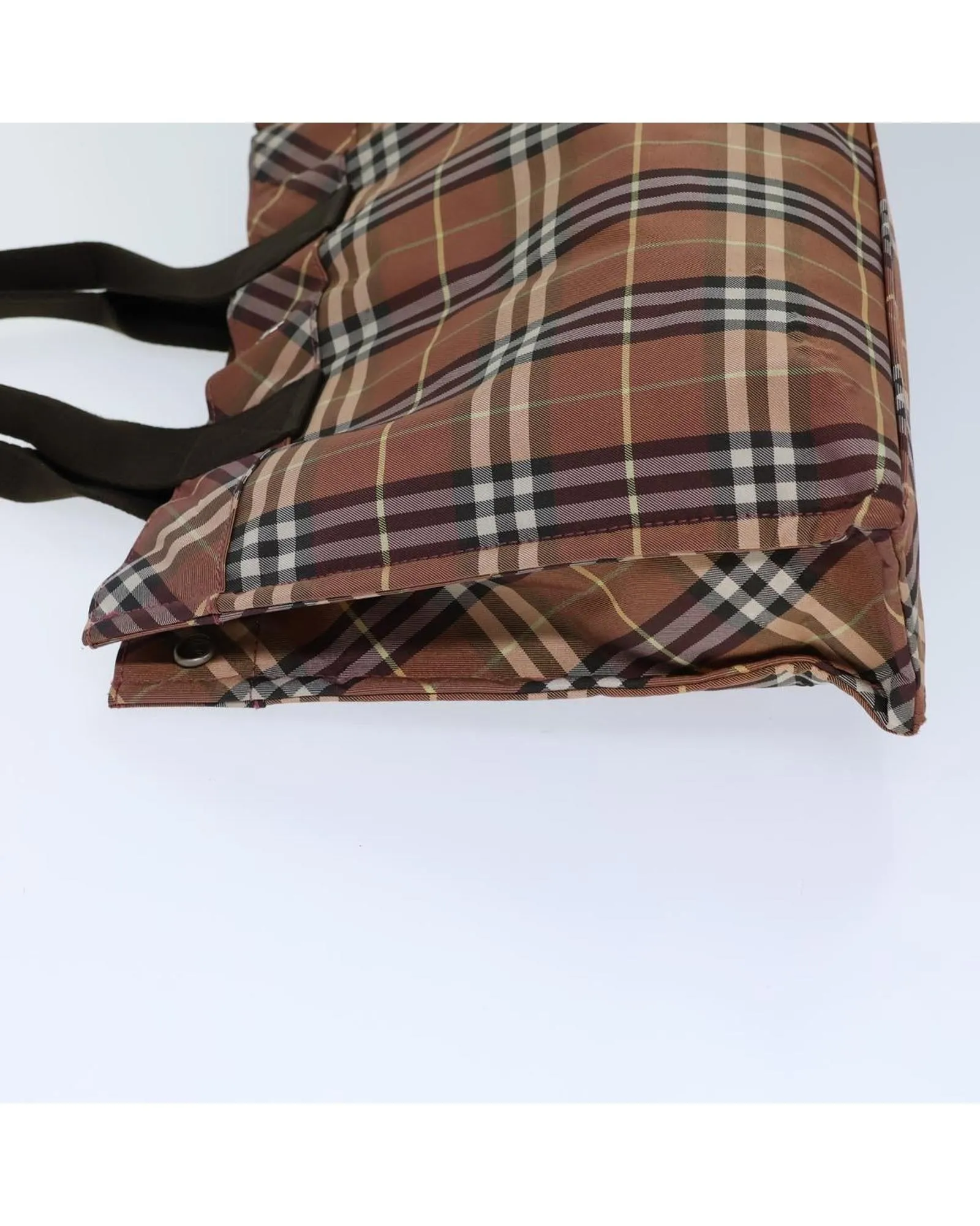Nylon Hand Bag with Burberry Nova Check Pattern