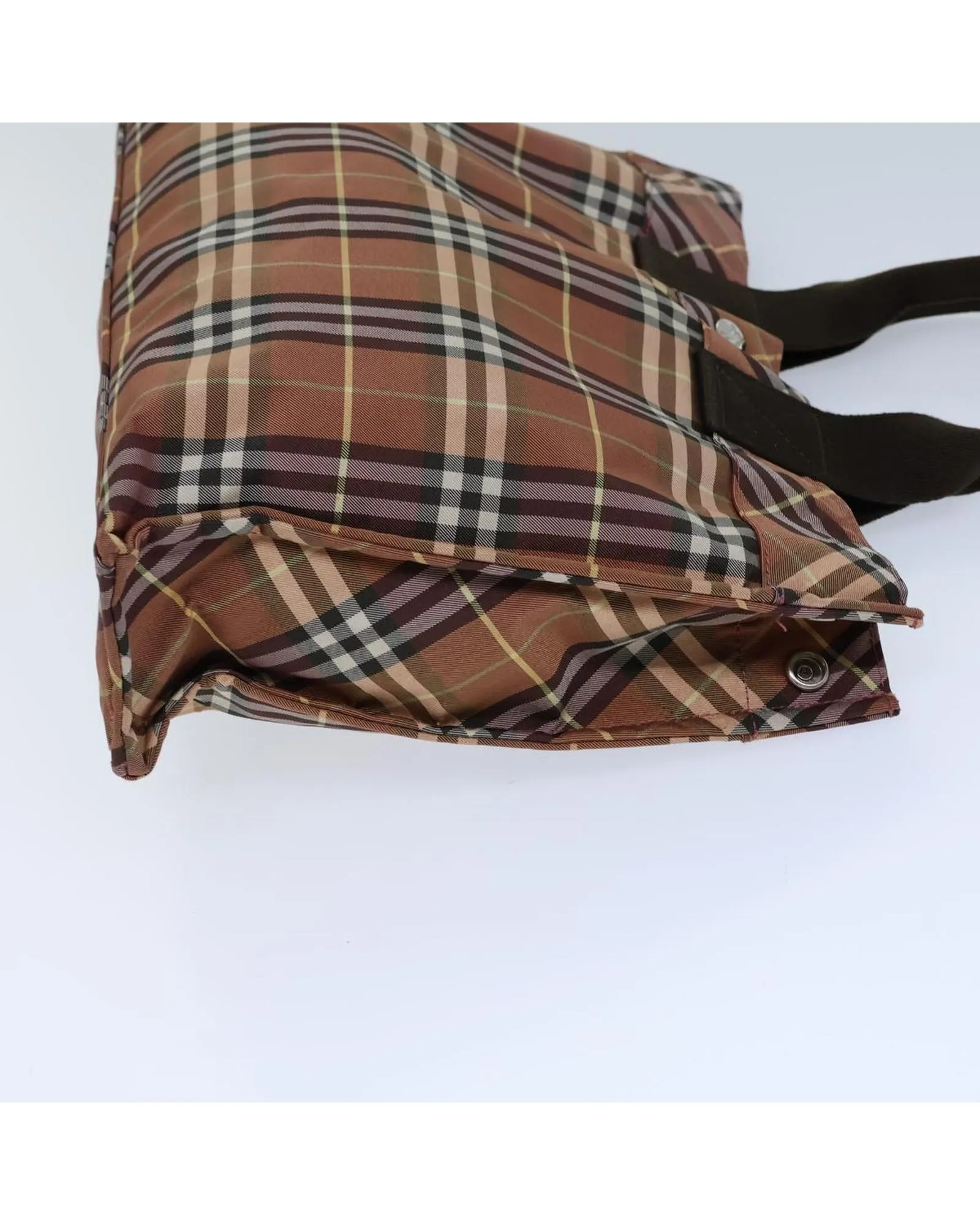 Nylon Hand Bag with Burberry Nova Check Pattern