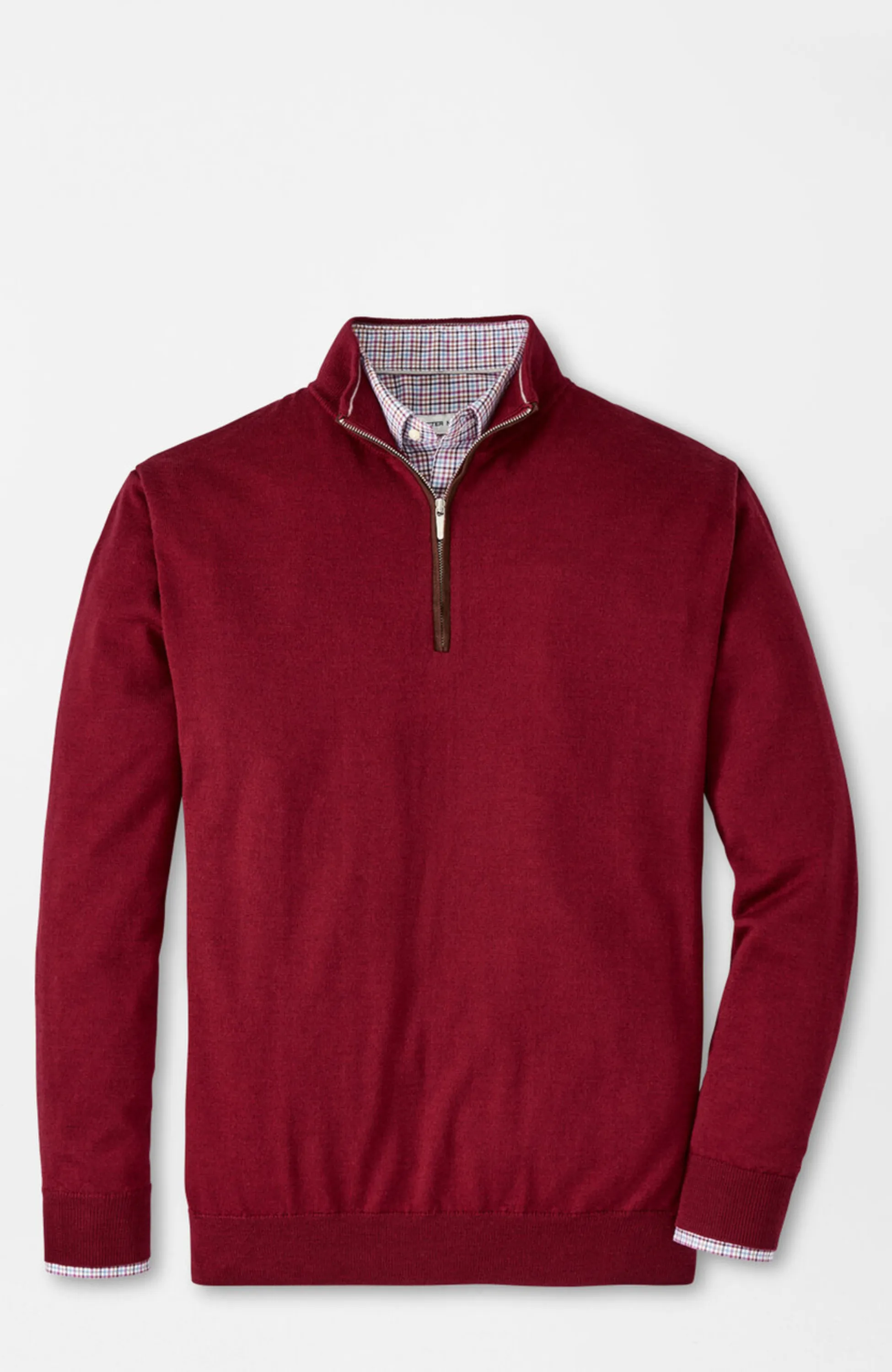 Peter Millar - Autumn Crest Suede Trim Quarter-Zip