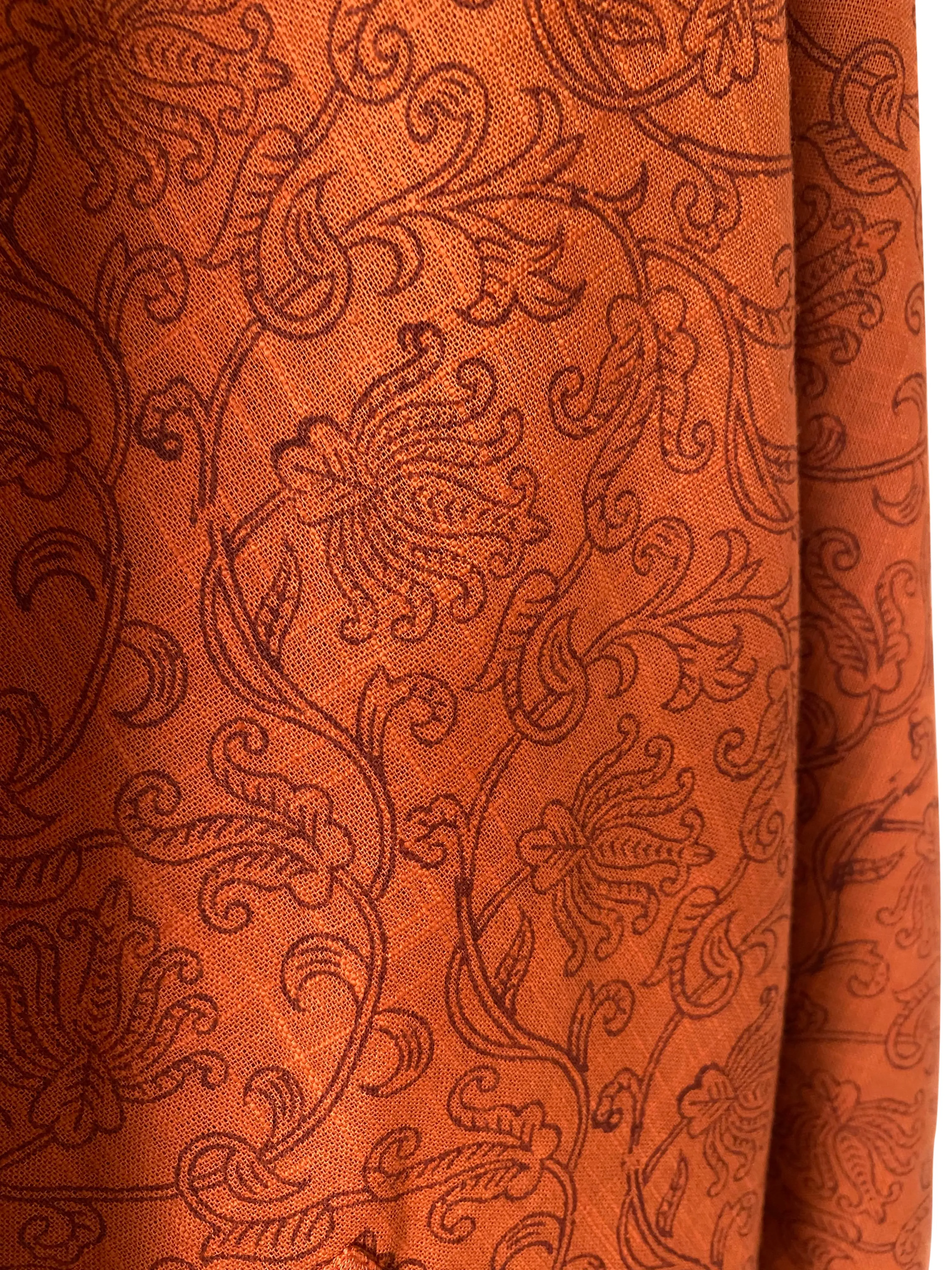 PETITE Cotton Kimono Earth