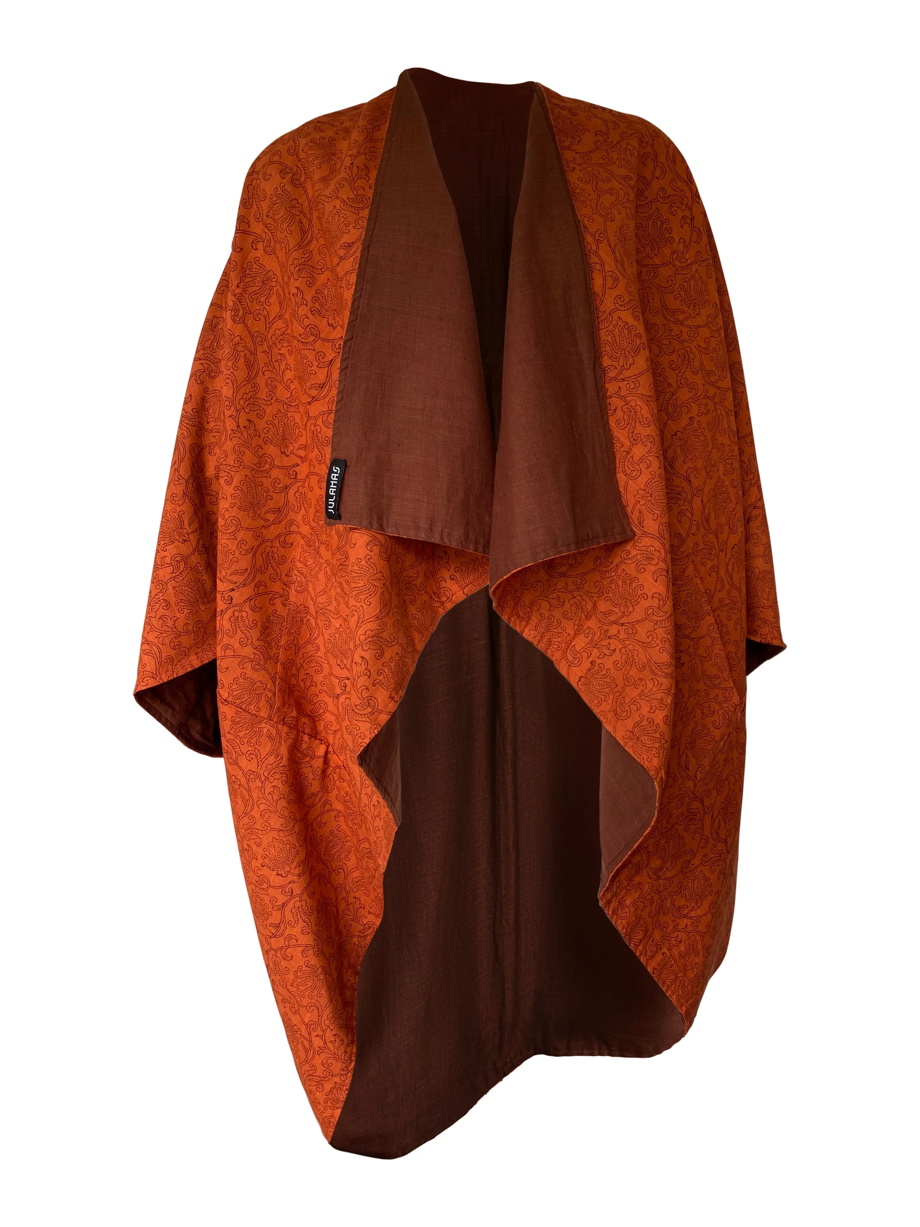 PETITE Cotton Kimono Earth