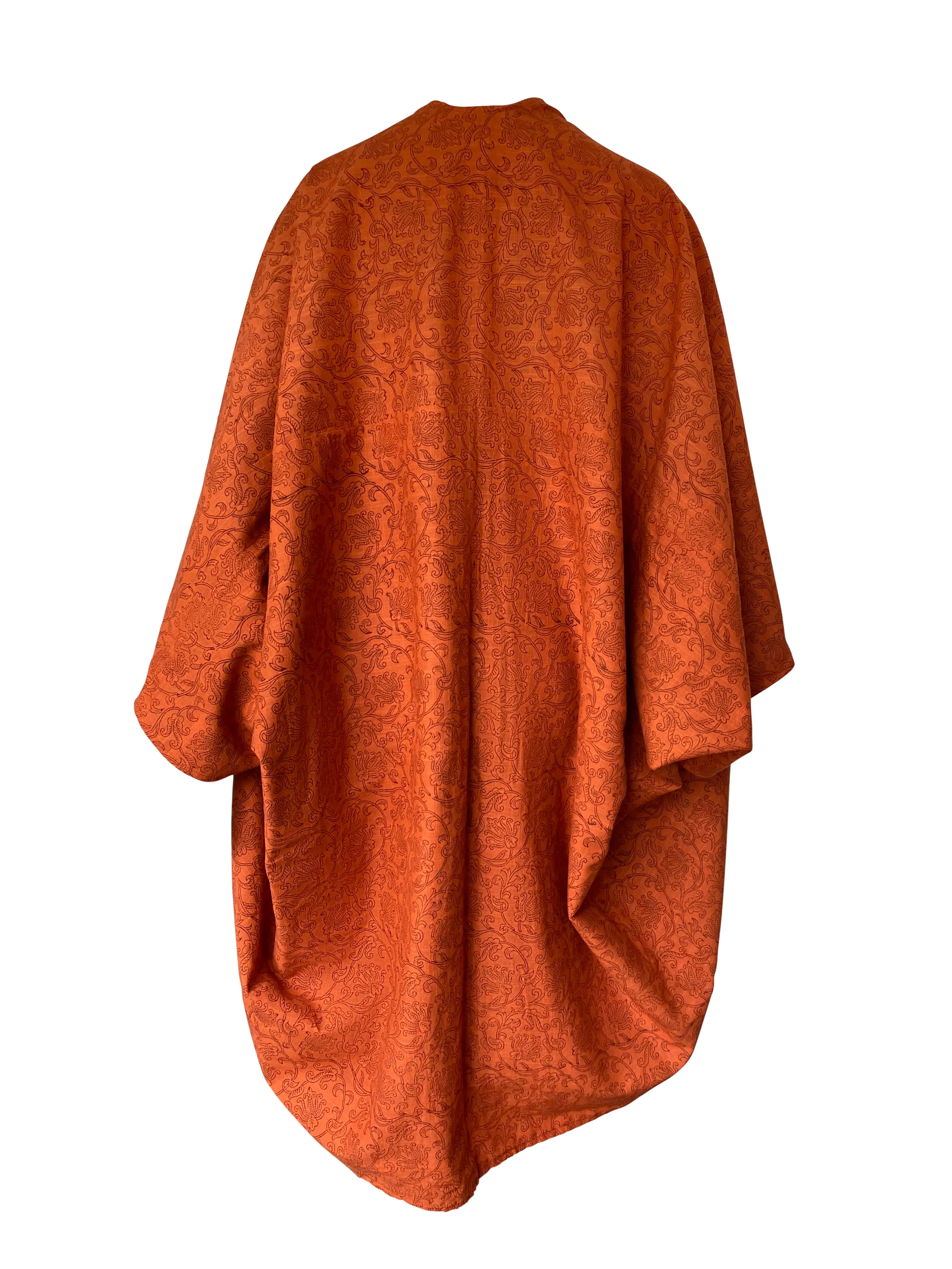 PETITE Cotton Kimono Earth