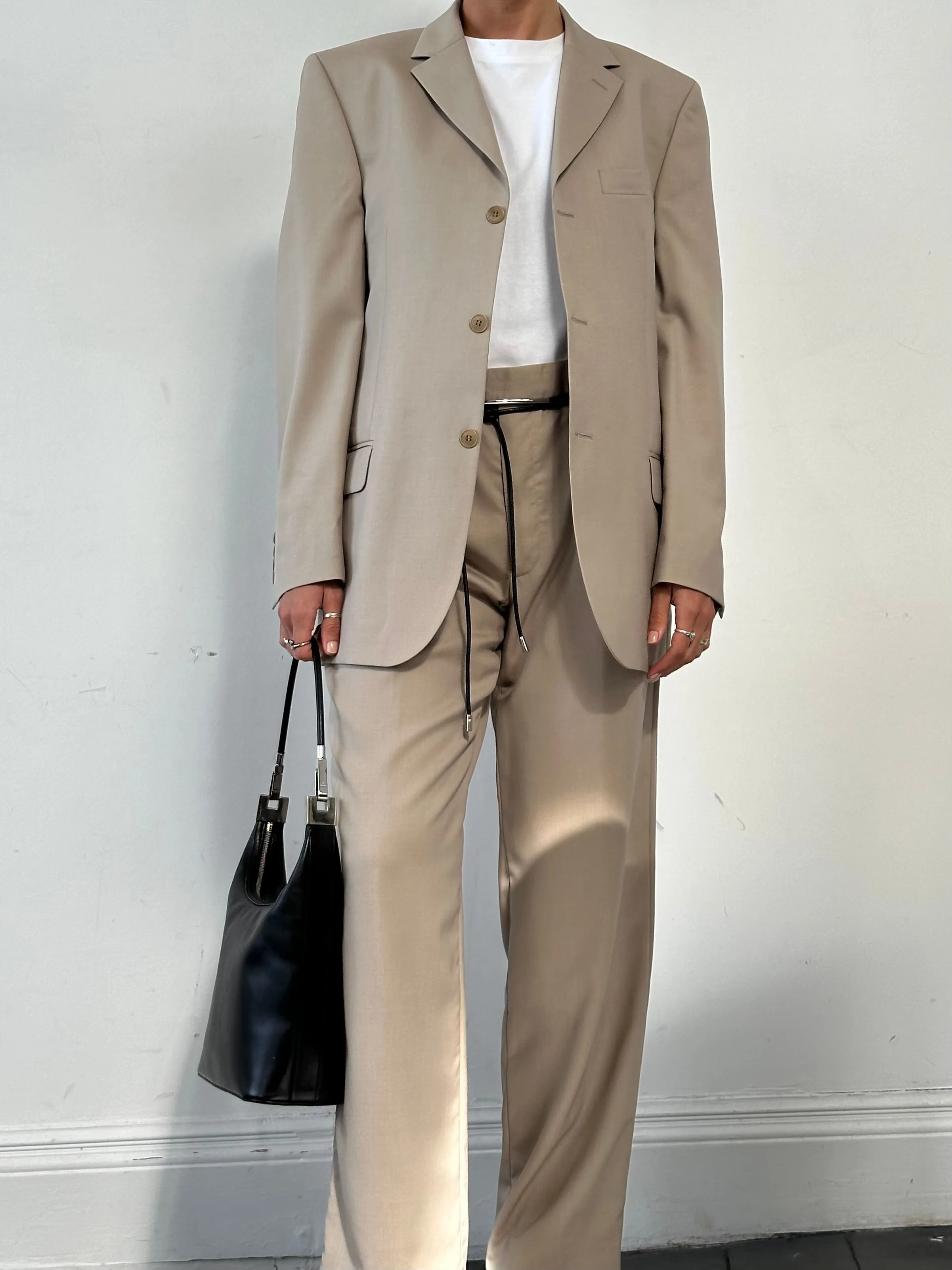 Pierre Cardin Pure Wool Single Breasted Suit - 38R/W34