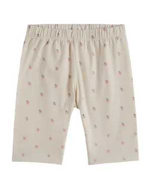 Pink Heart Organic Cotton Cycling Shorts