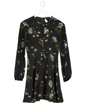 Red Valentino Black Sheer Floral Mini Dress UK XS/S