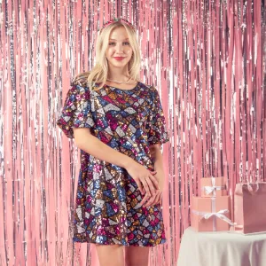 Sequin Mini Dress