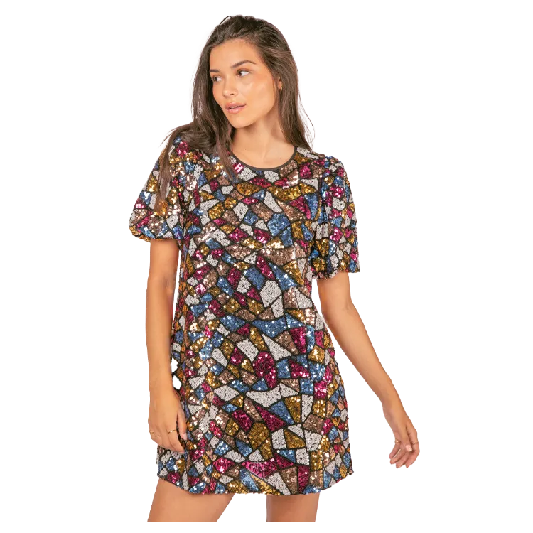 Sequin Mini Dress