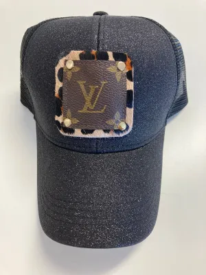Sparkle Black LV Hat
