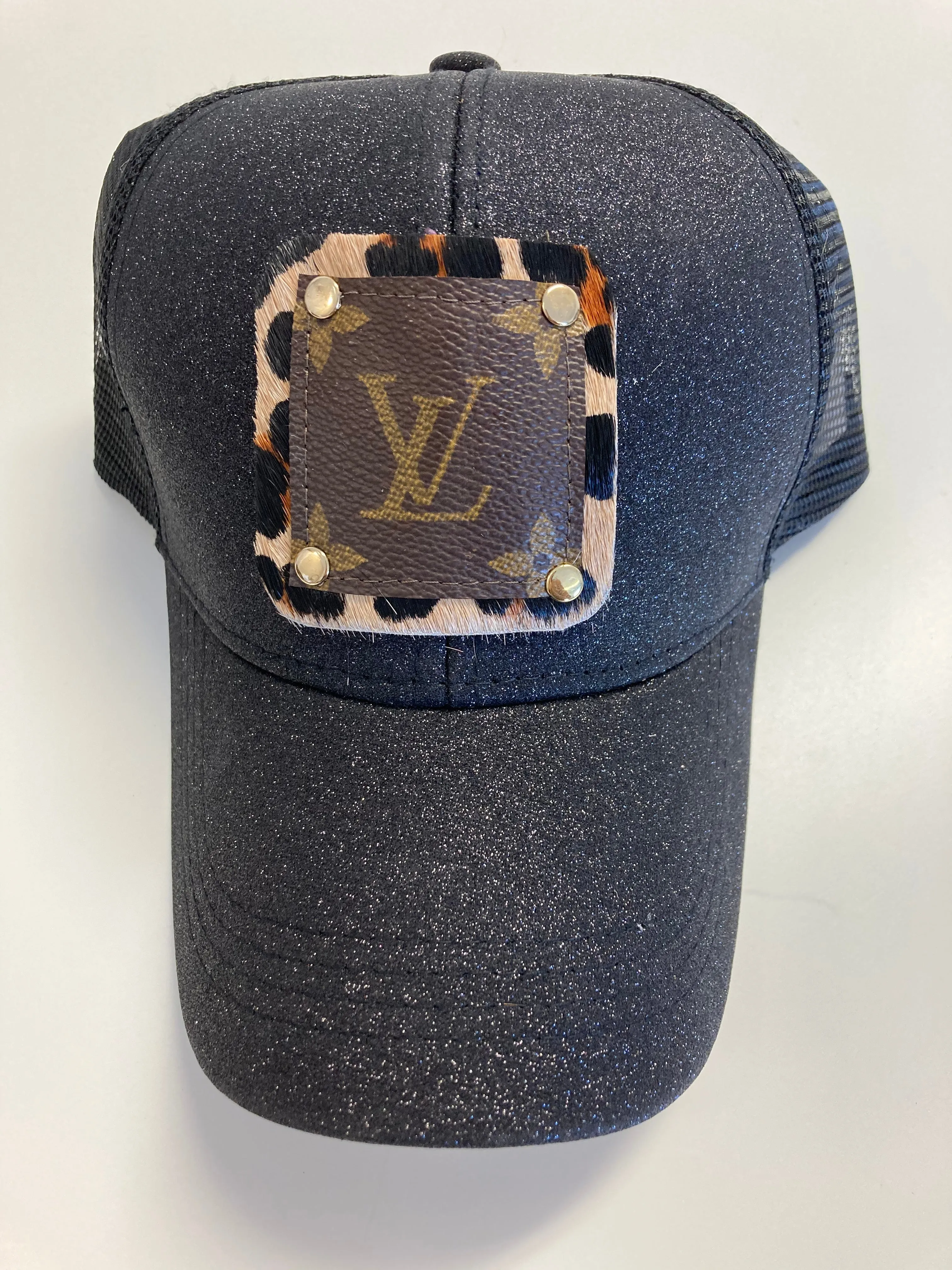 Sparkle Black LV Hat
