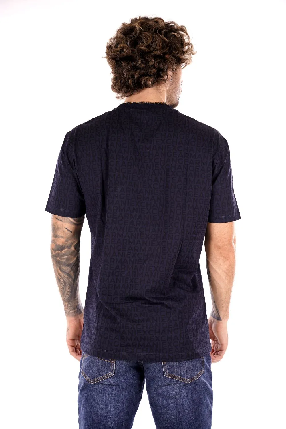 T-shirt ARMANI EXCHANGE da Uomo - blu 6DZTJAZJH4Z55JR BLU