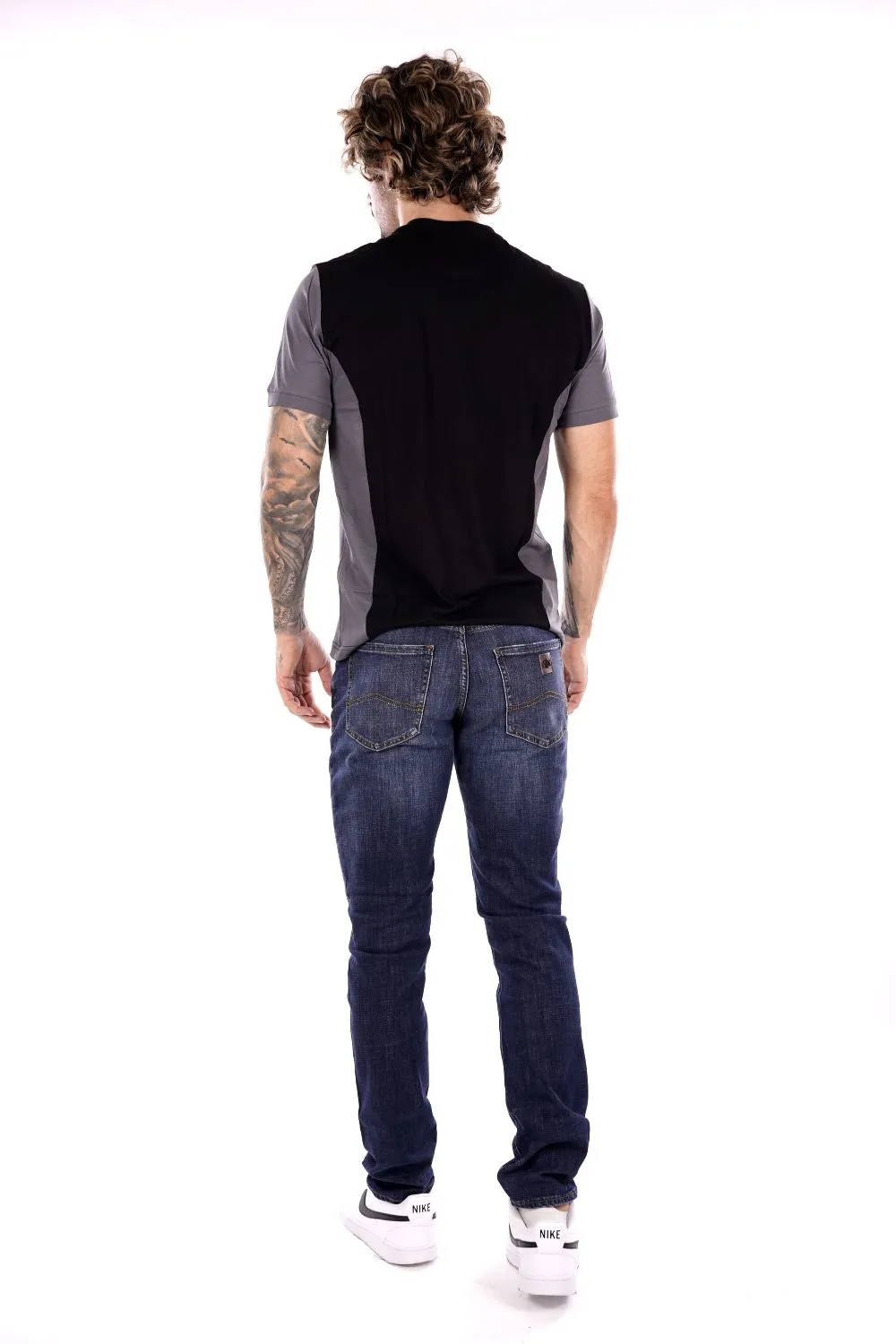 T-shirt EA7 da Uomo - nero 6DPT23PJVPZ1200 NEROGRIGIO