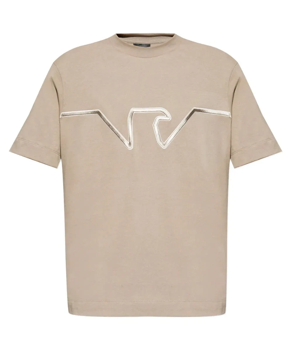 T-shirt in jersey heavy con ricamo logo a rilievo ASV