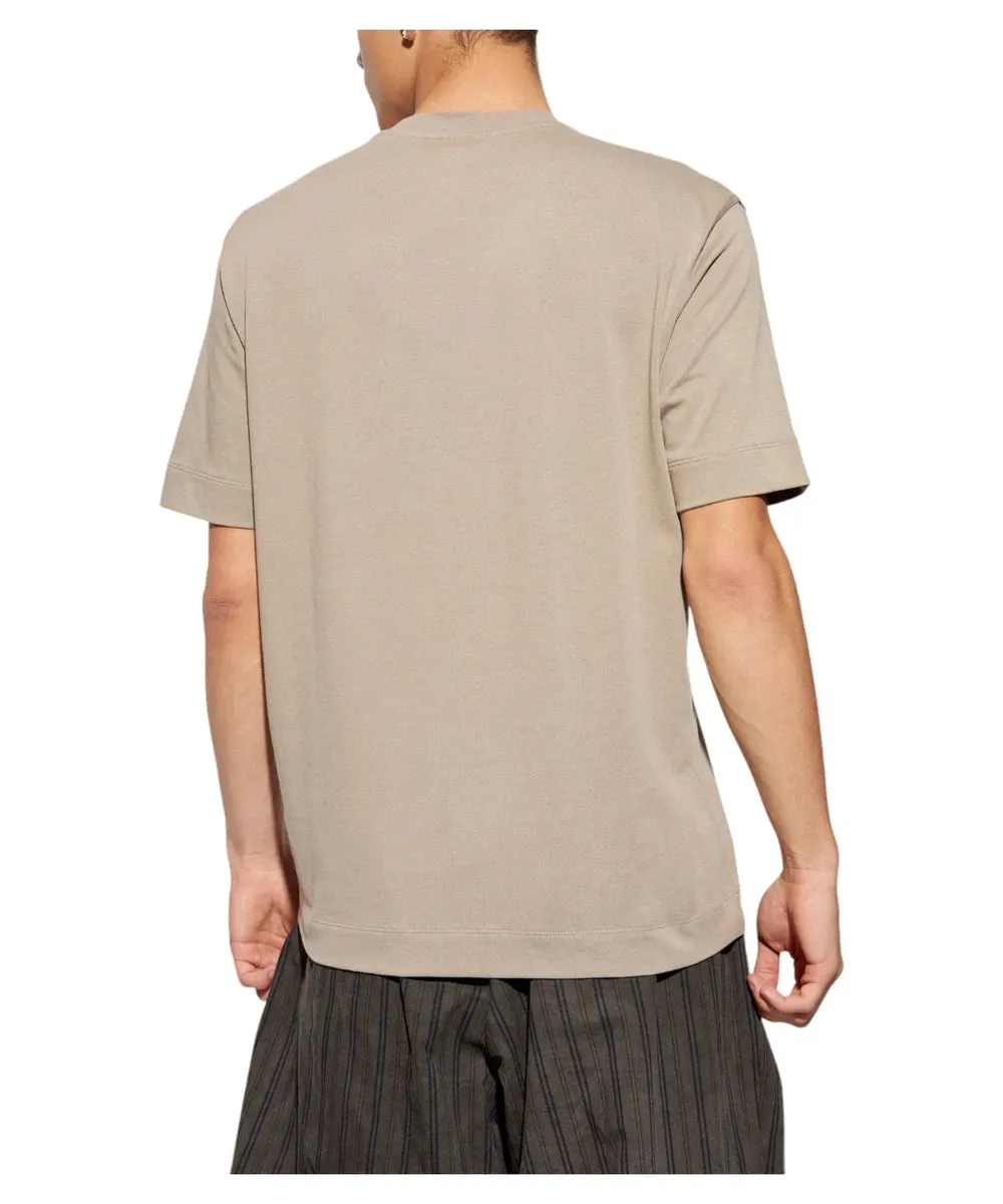 T-shirt in jersey heavy con ricamo logo a rilievo ASV