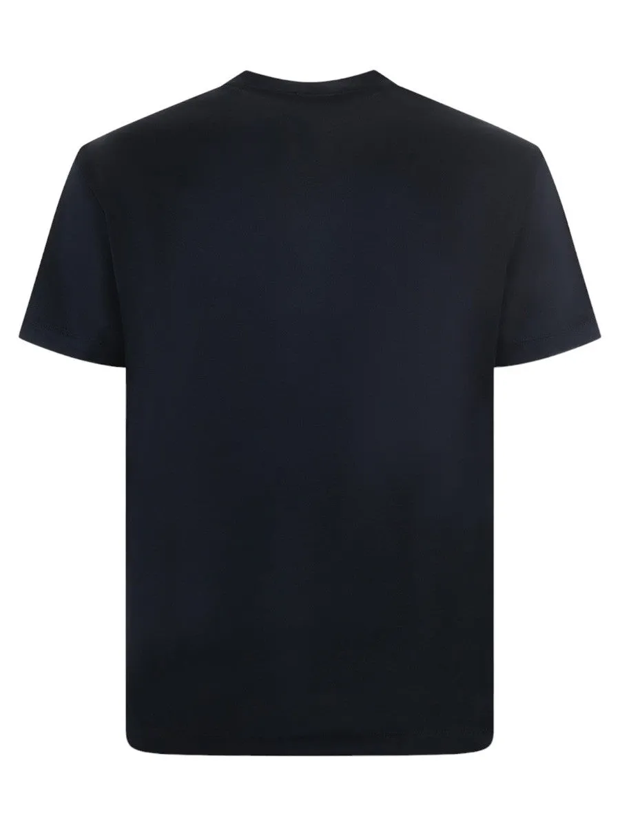 T-shirt  in Lyocell e Cotone con Logo