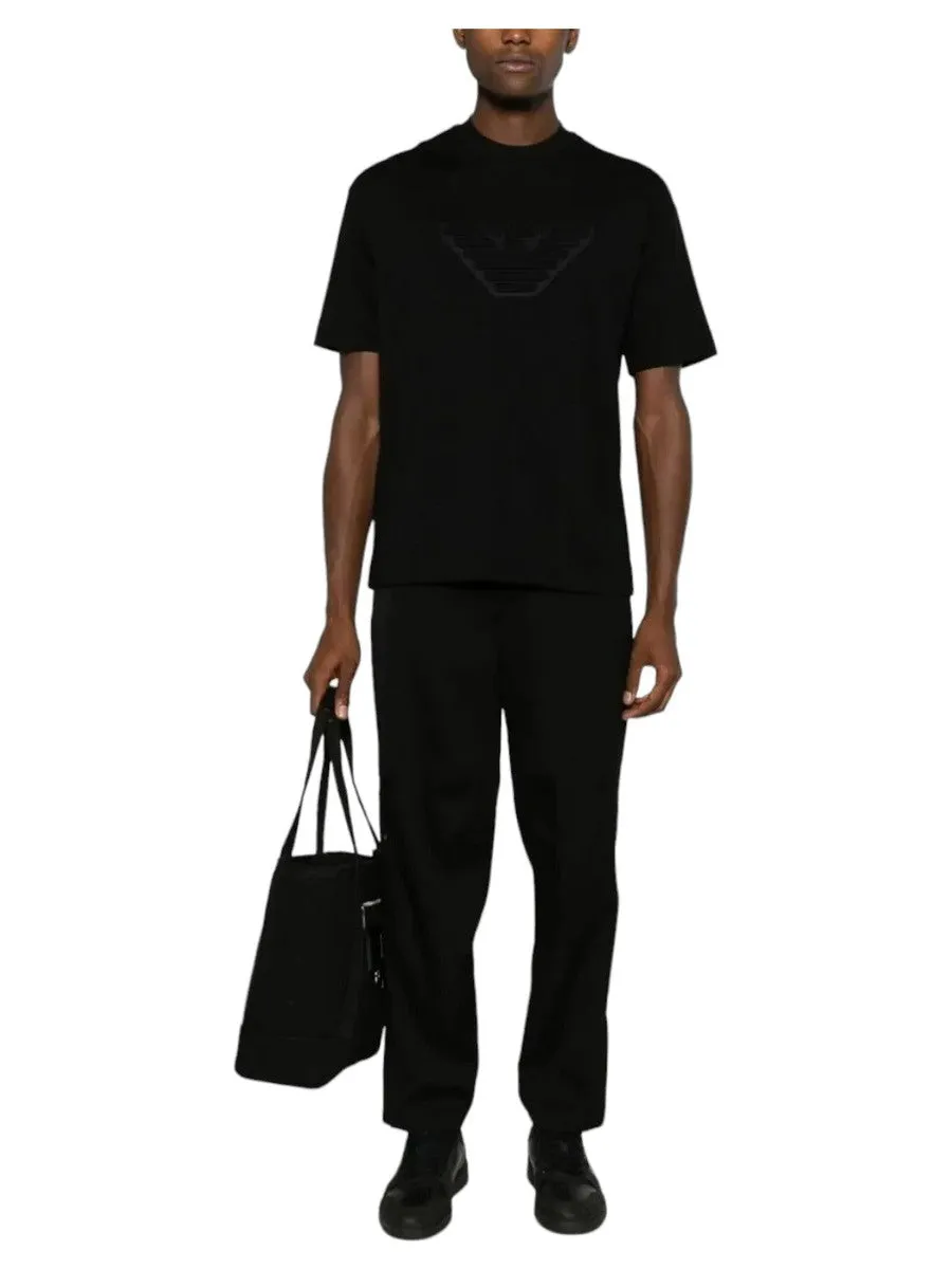 T-shirt logo ricamato