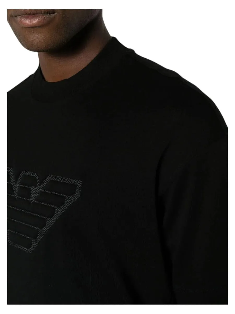 T-shirt logo ricamato