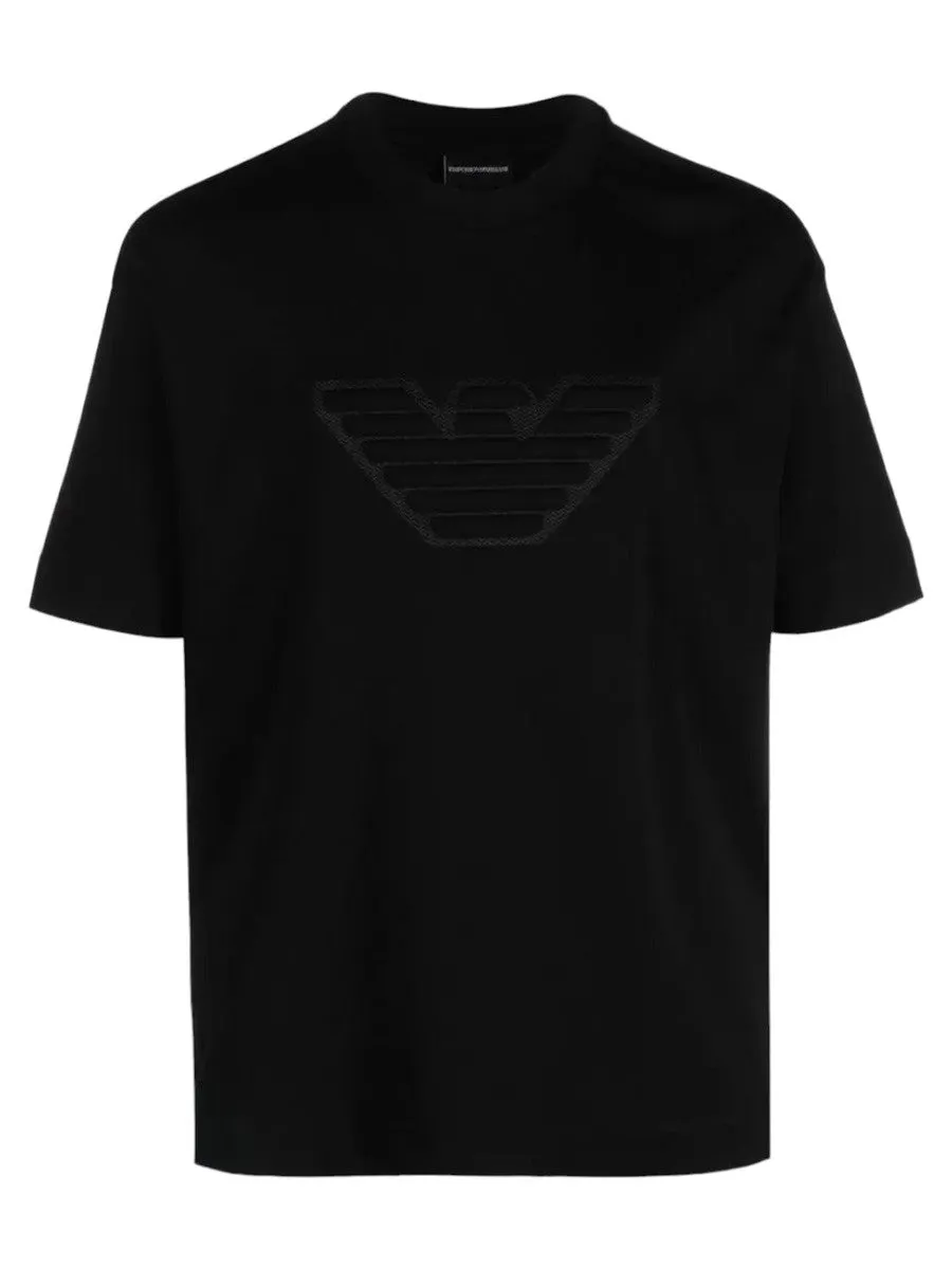 T-shirt logo ricamato