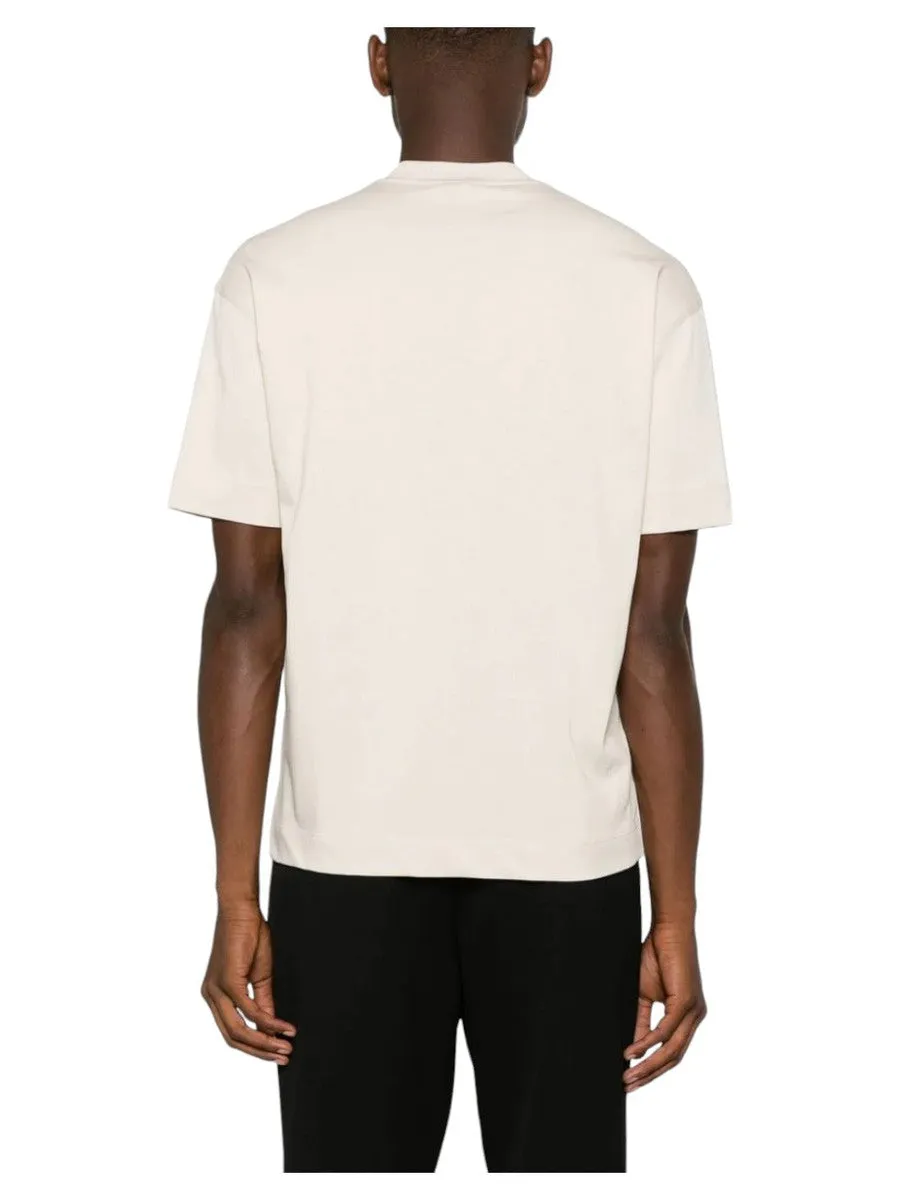 T-shirt logo ricamato