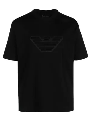 T-shirt logo ricamato