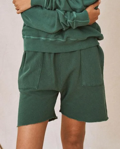 The Patch Pocket Sweatshort, Palm Leaf