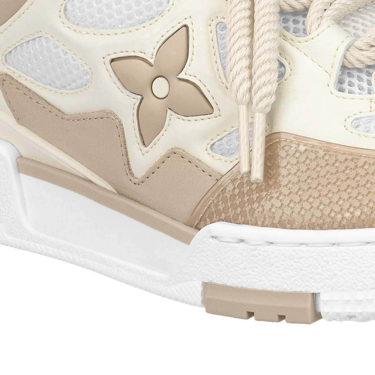 Tênis Louis Vuitton LV Skate Bege