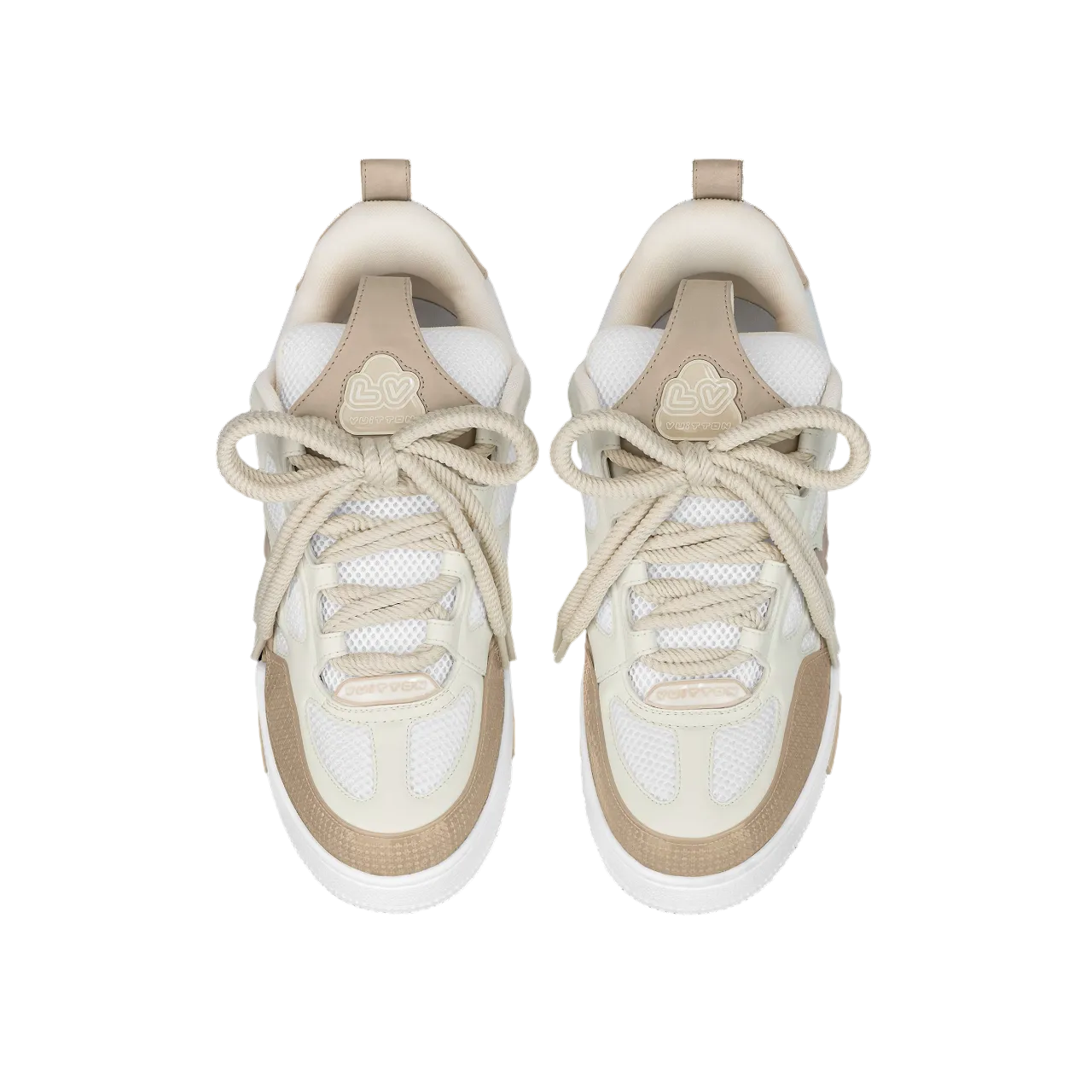 Tênis Louis Vuitton LV Skate Bege