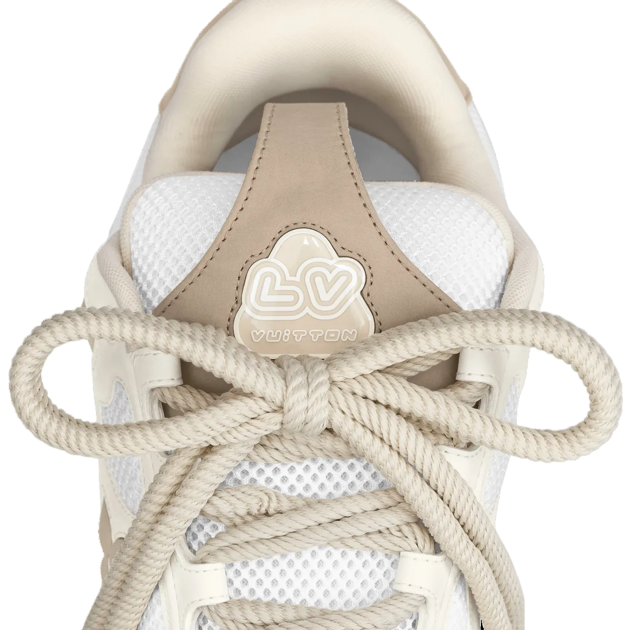 Tênis Louis Vuitton LV Skate Bege