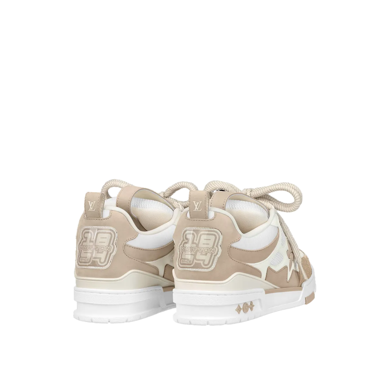 Tênis Louis Vuitton LV Skate Bege