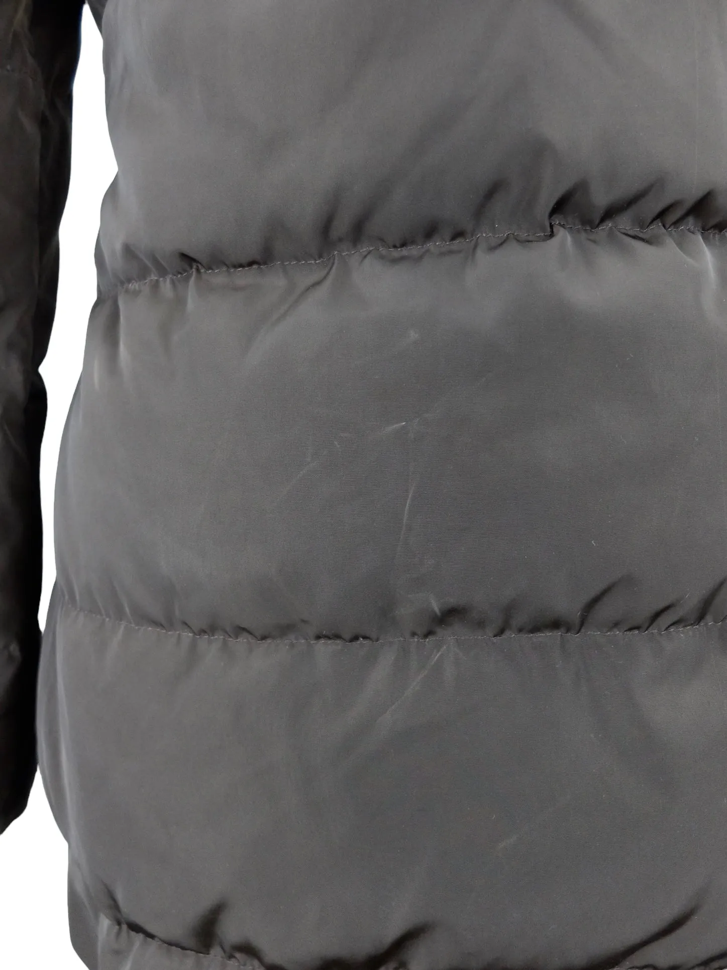 Vintage 2000s Y2K Moncler Down Feather Dark Brown Long Winter Puffer Jacket | Size S-M