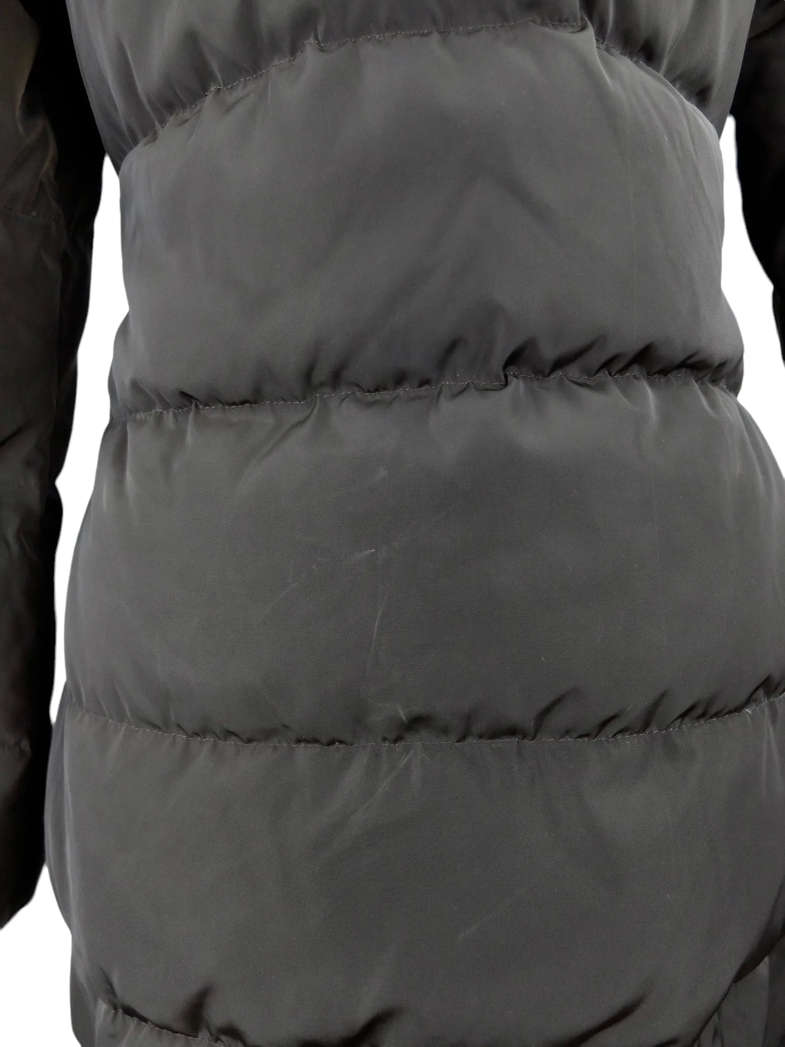 Vintage 2000s Y2K Moncler Down Feather Dark Brown Long Winter Puffer Jacket | Size S-M