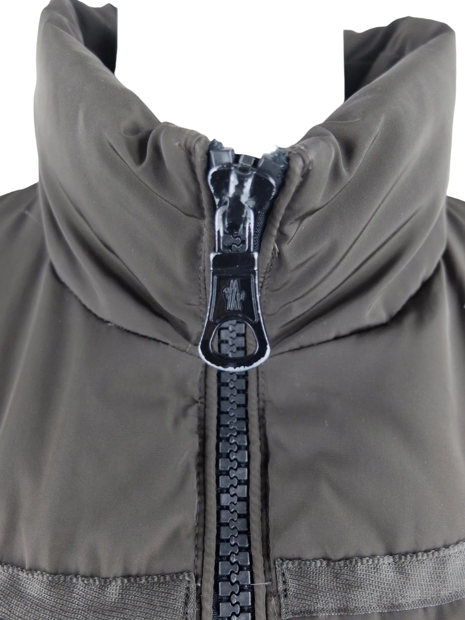 Vintage 2000s Y2K Moncler Down Feather Dark Brown Long Winter Puffer Jacket | Size S-M