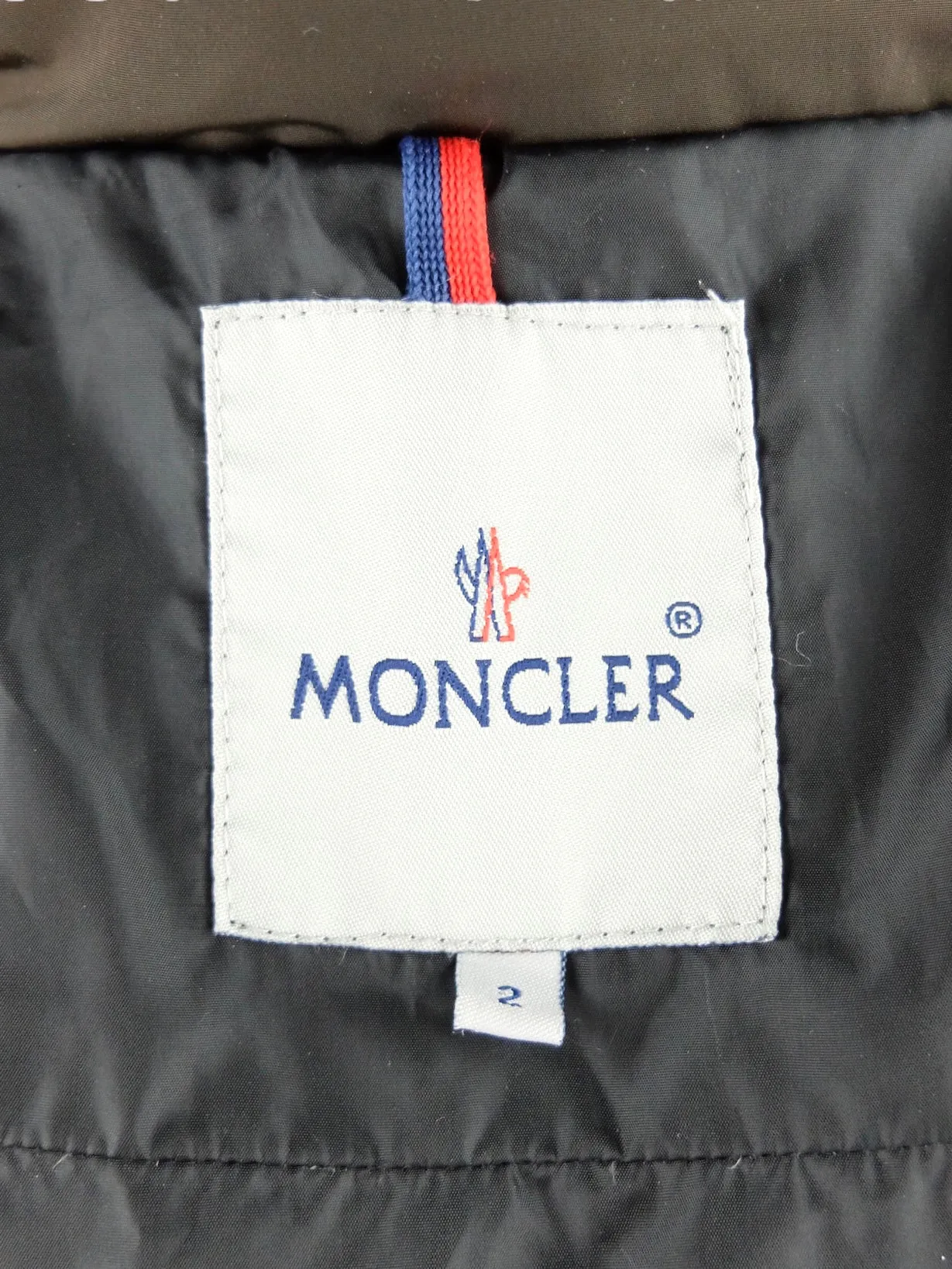 Vintage 2000s Y2K Moncler Down Feather Dark Brown Long Winter Puffer Jacket | Size S-M