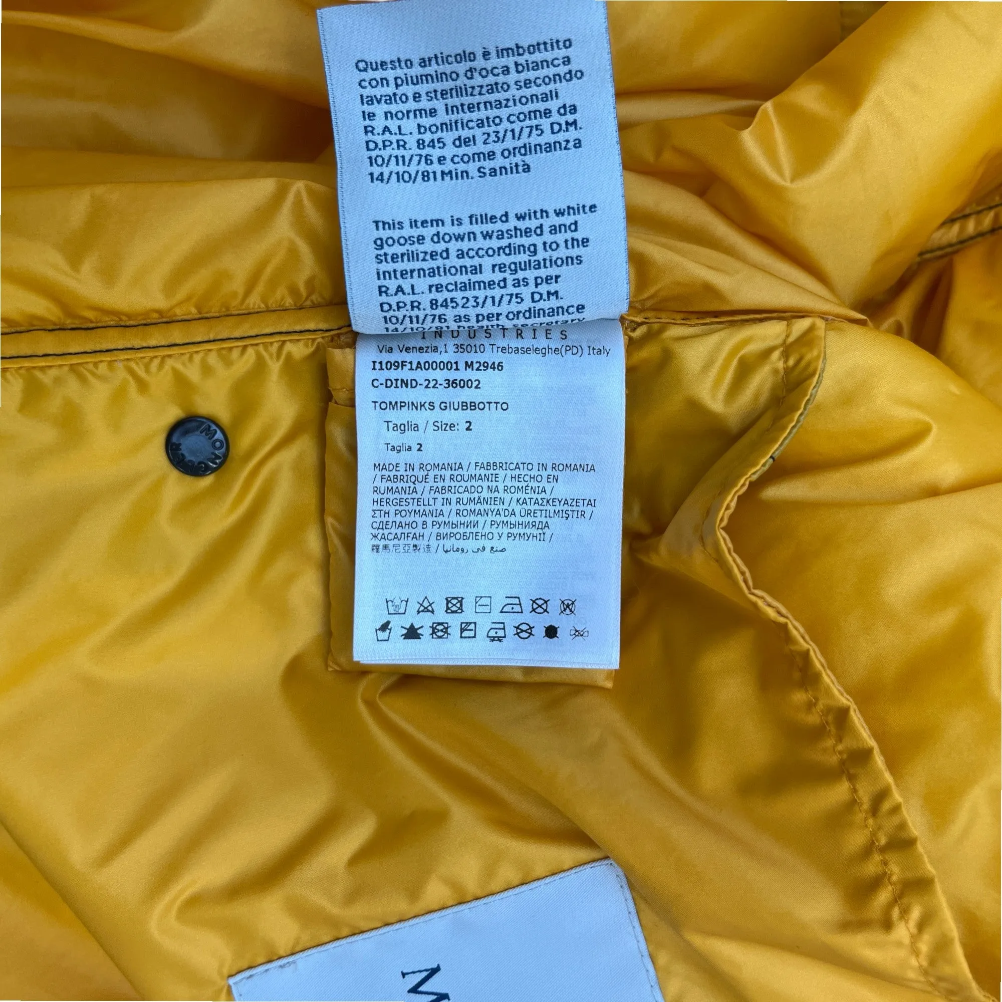 Women's X Alicia Keys Logo Down Jacket Black Size 2 / UK 12