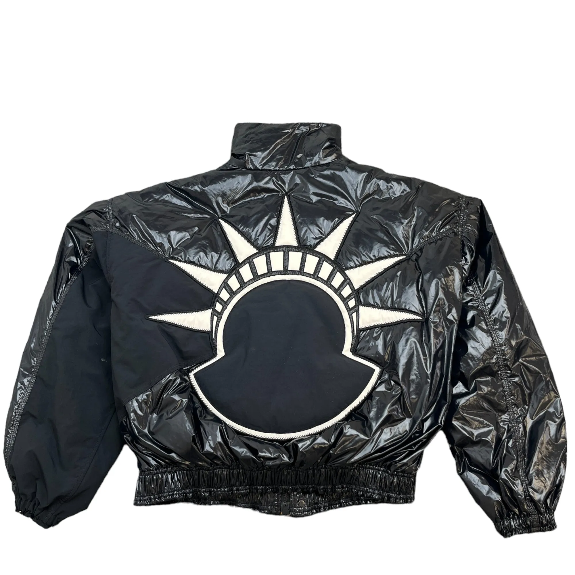 Women's X Alicia Keys Logo Down Jacket Black Size 2 / UK 12